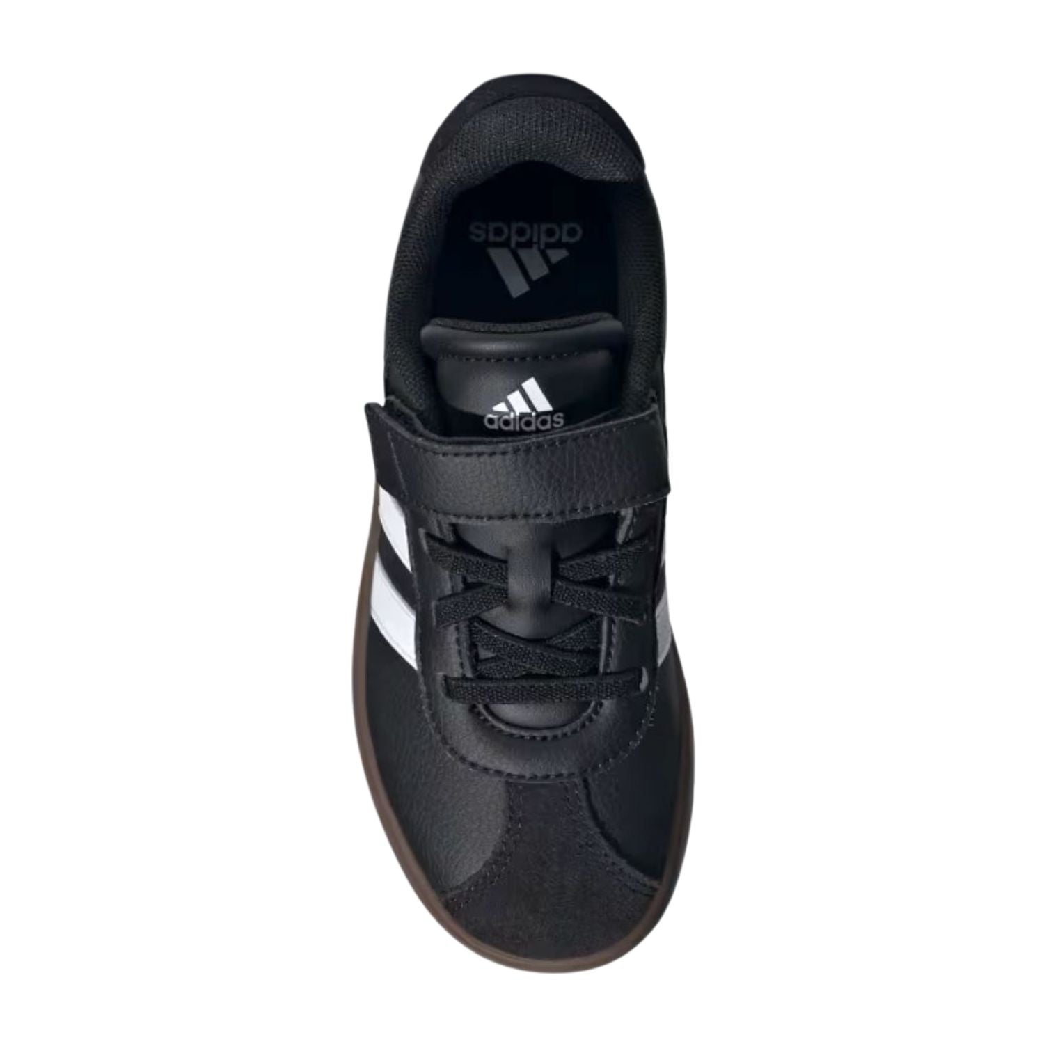 TENIS CASUAL ADIDAS VL COURT 3.0 CON AGUJETAS ELASTICAS NIÑO-4