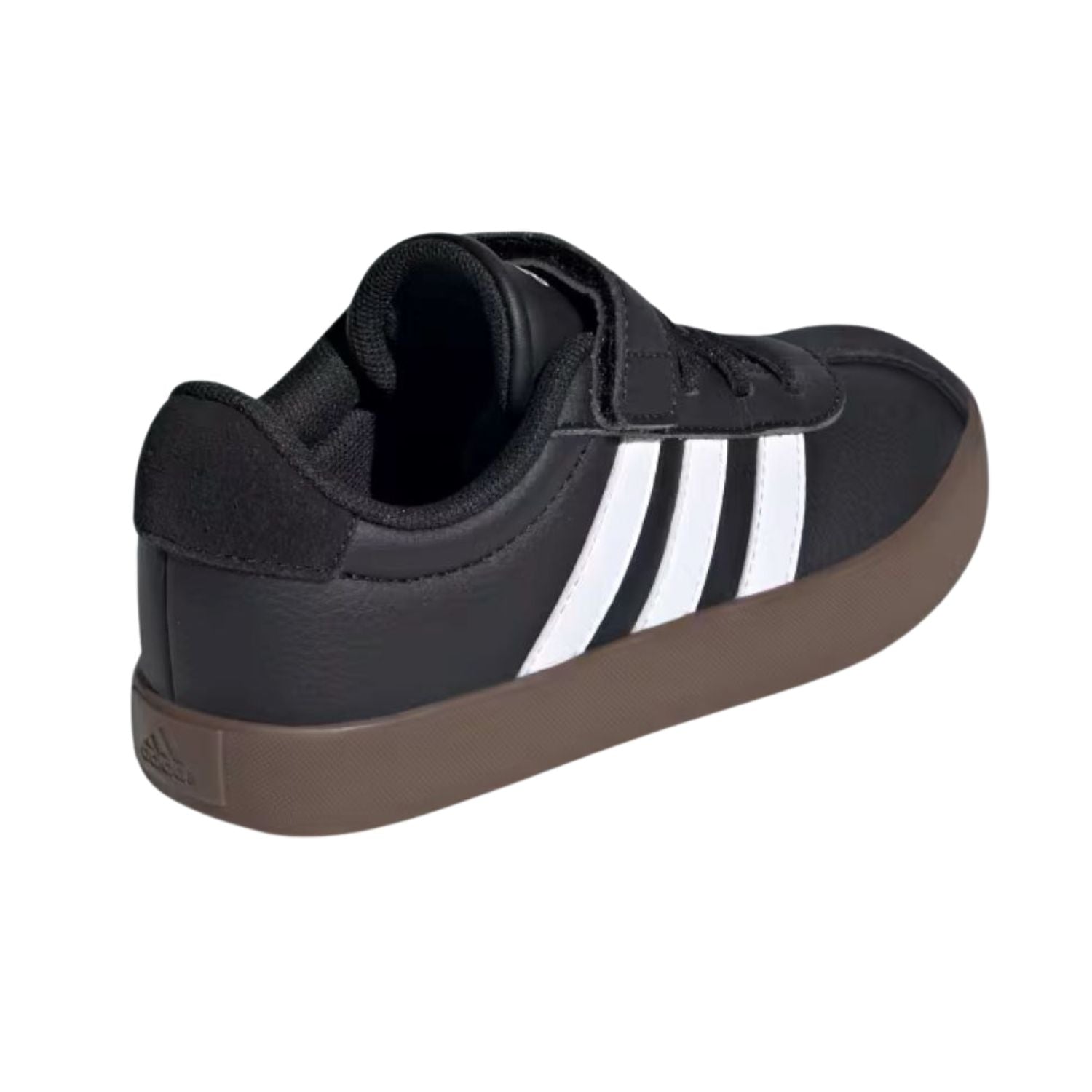 TENIS CASUAL ADIDAS VL COURT 3.0 CON AGUJETAS ELASTICAS NIÑO-6