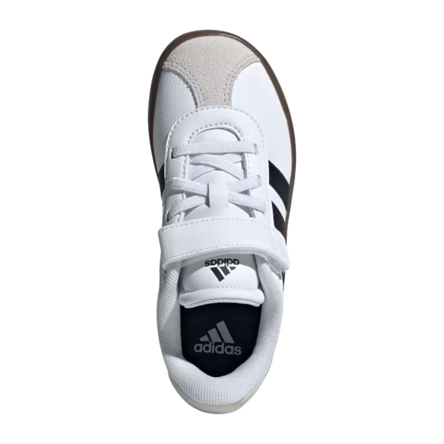 TENIS CASUAL ADIDAS VL COURT 3.0 CON AGUJETAS ELASTICAS NIÑO