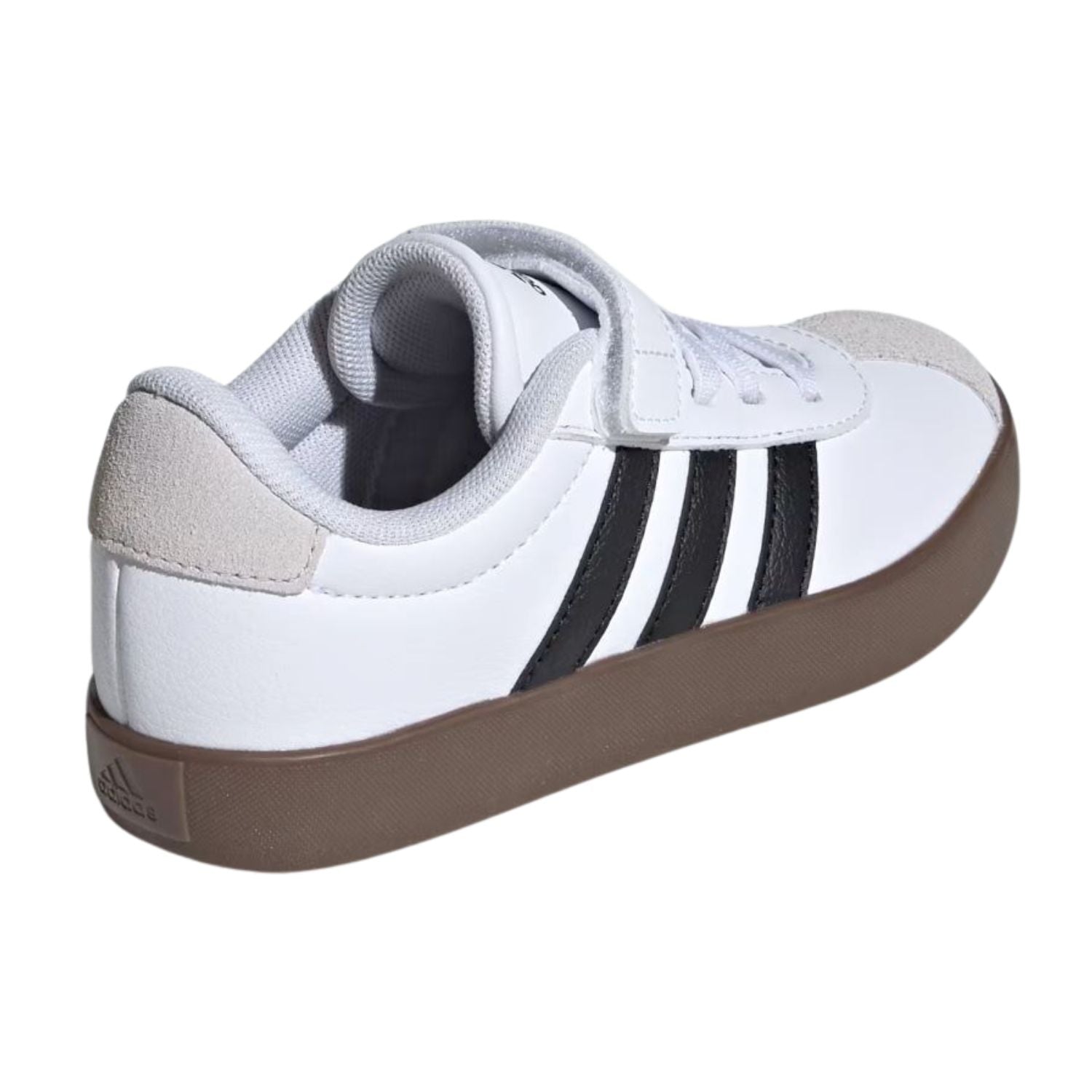 TENIS CASUAL ADIDAS VL COURT 3.0 CON AGUJETAS ELASTICAS NIÑO