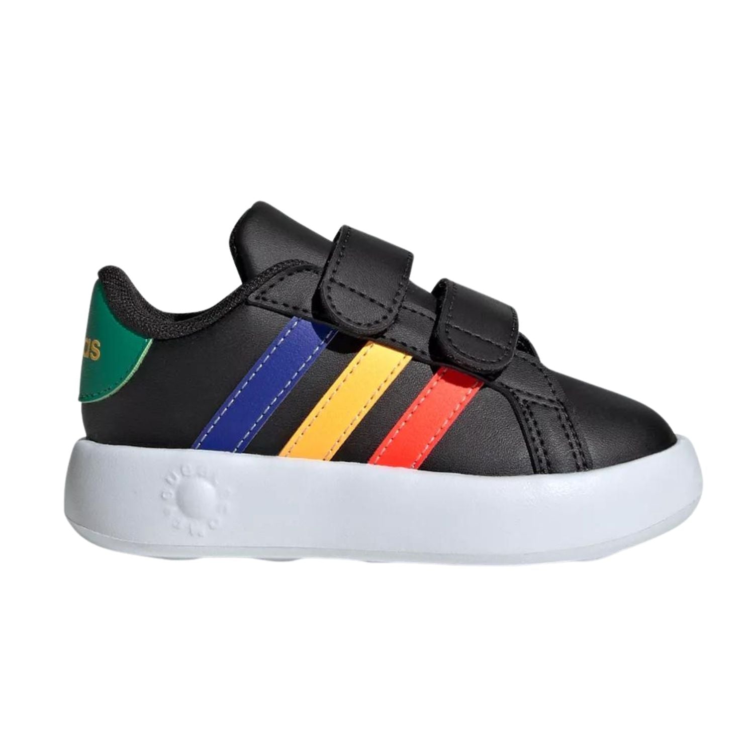 TENIS CASUAL ADIDAS GRANDCOURT 2.0 CON VELCRO NIÑO
