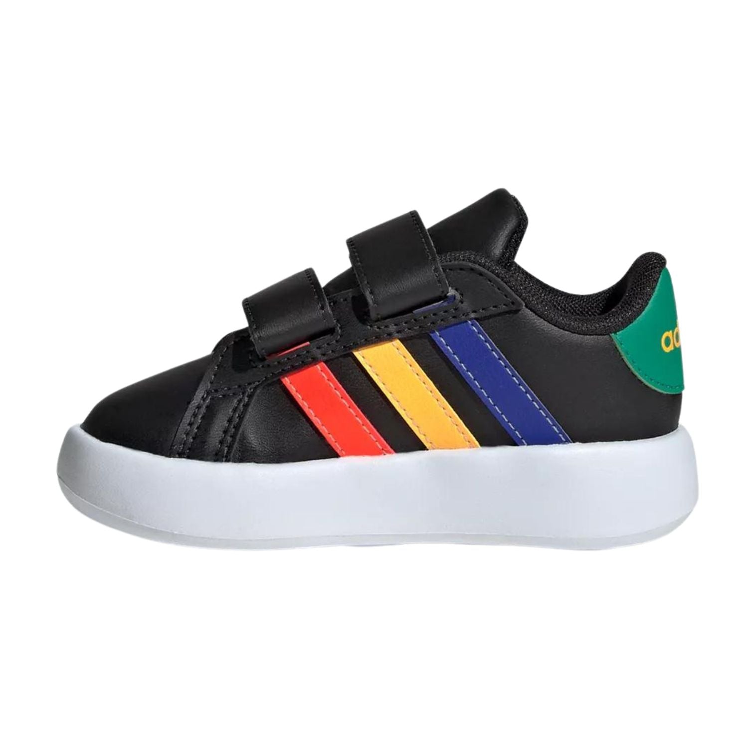 TENIS CASUAL ADIDAS GRANDCOURT 2.0 CON VELCRO NIÑO
