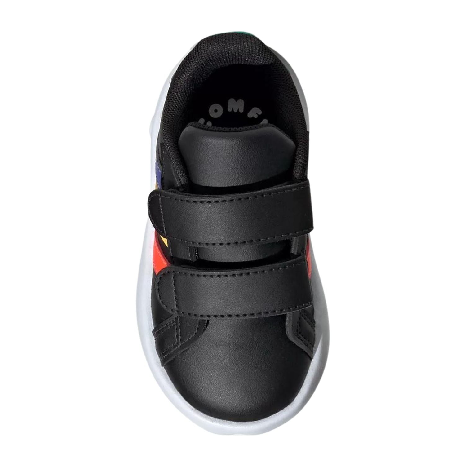 TENIS CASUAL ADIDAS GRANDCOURT 2.0 CON VELCRO NIÑO