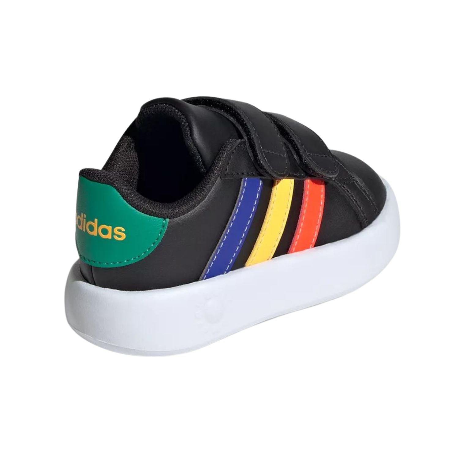 TENIS CASUAL ADIDAS GRANDCOURT 2.0 CON VELCRO NIÑO