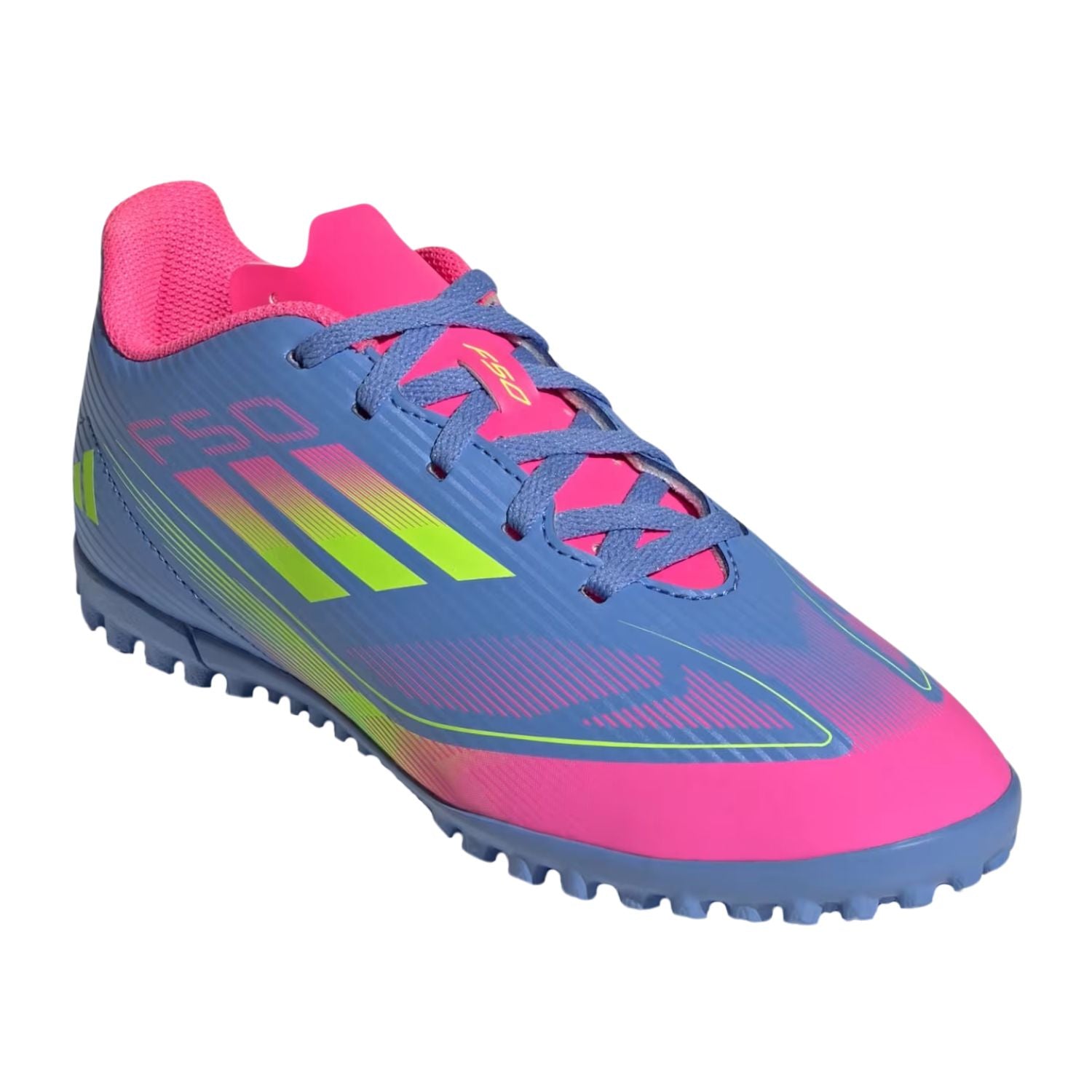 TACOS PARA PASTO SINTÉTICO FUTBOL ADIDAS F50 CLUB NIÑO-3