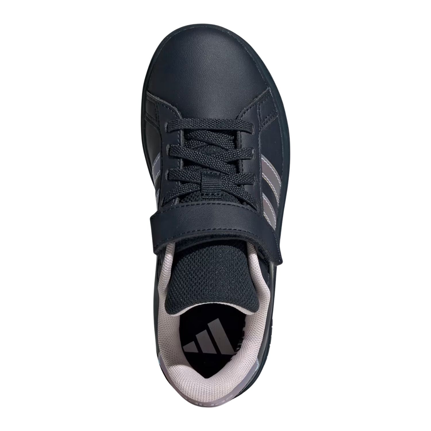 TENIS CASUAL ADIDAS GRAND COURT 2.0 CON AGUJETAS ELASTICAS NIÑO-5