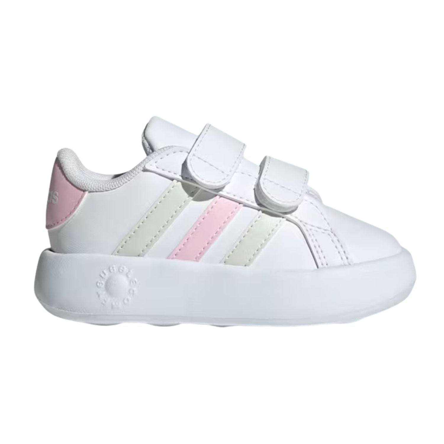 TENIS CASUAL ADIDAS GRANDCOURT 2.0 CON VELCRO NIÑO
