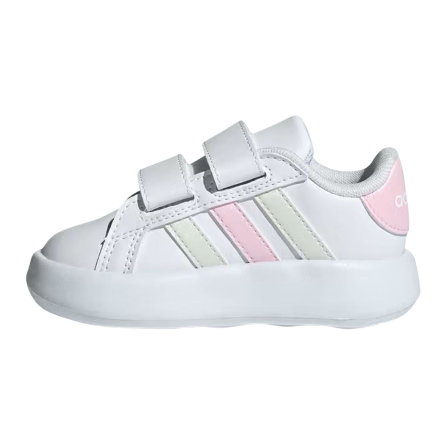 TENIS CASUAL ADIDAS GRANDCOURT 2.0 CON VELCRO NIÑO