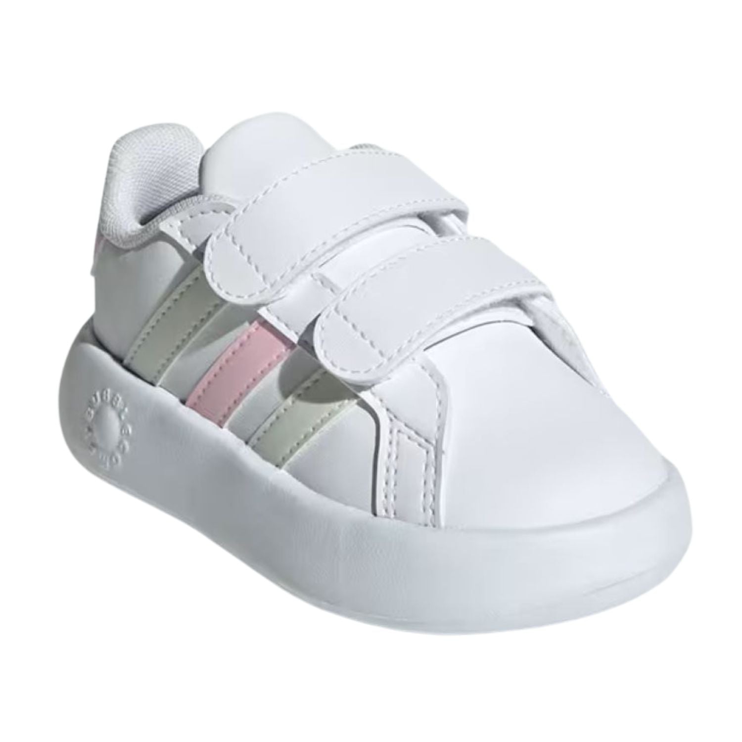 TENIS CASUAL ADIDAS GRANDCOURT 2.0 CON VELCRO NIÑO