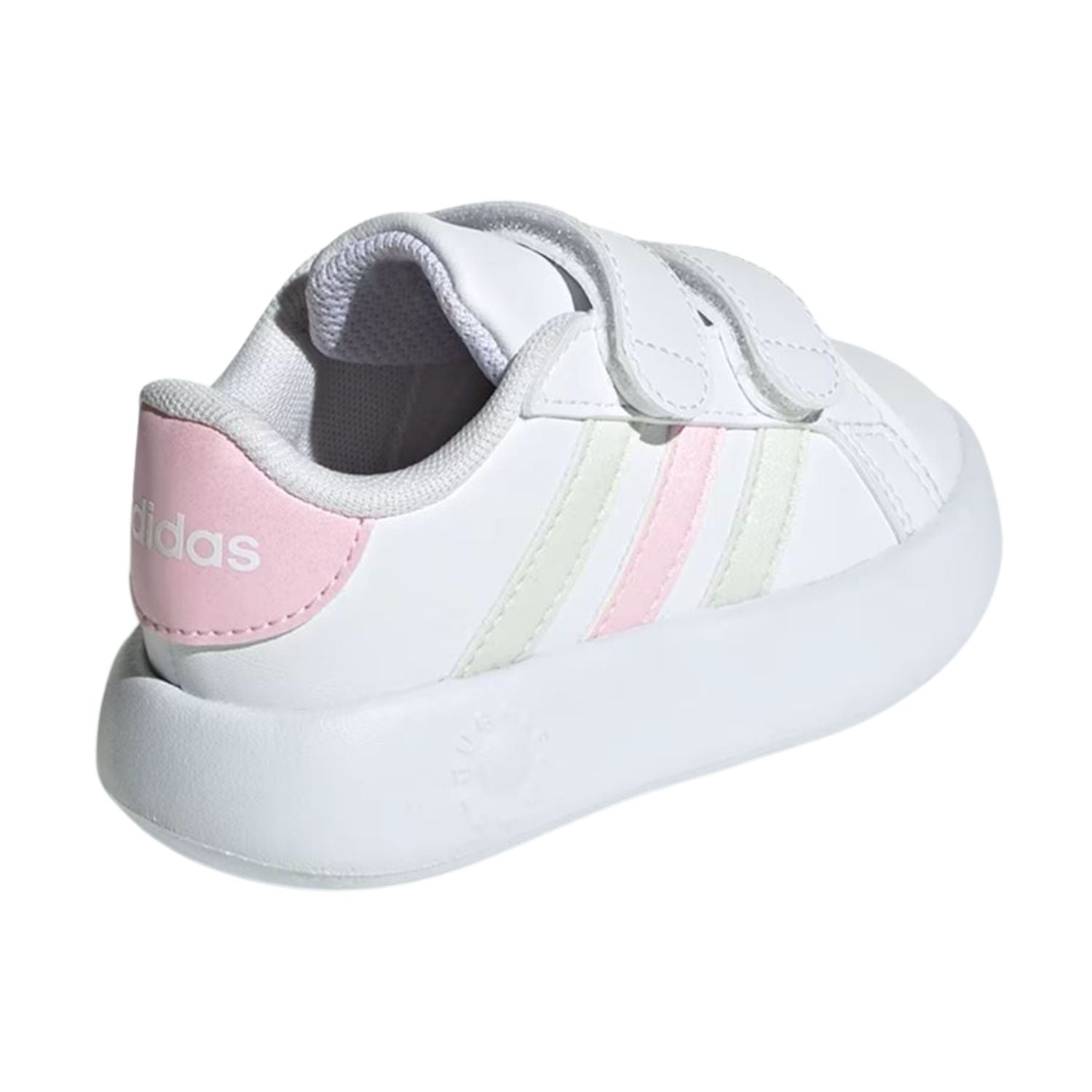 TENIS CASUAL ADIDAS GRANDCOURT 2.0 CON VELCRO NIÑO