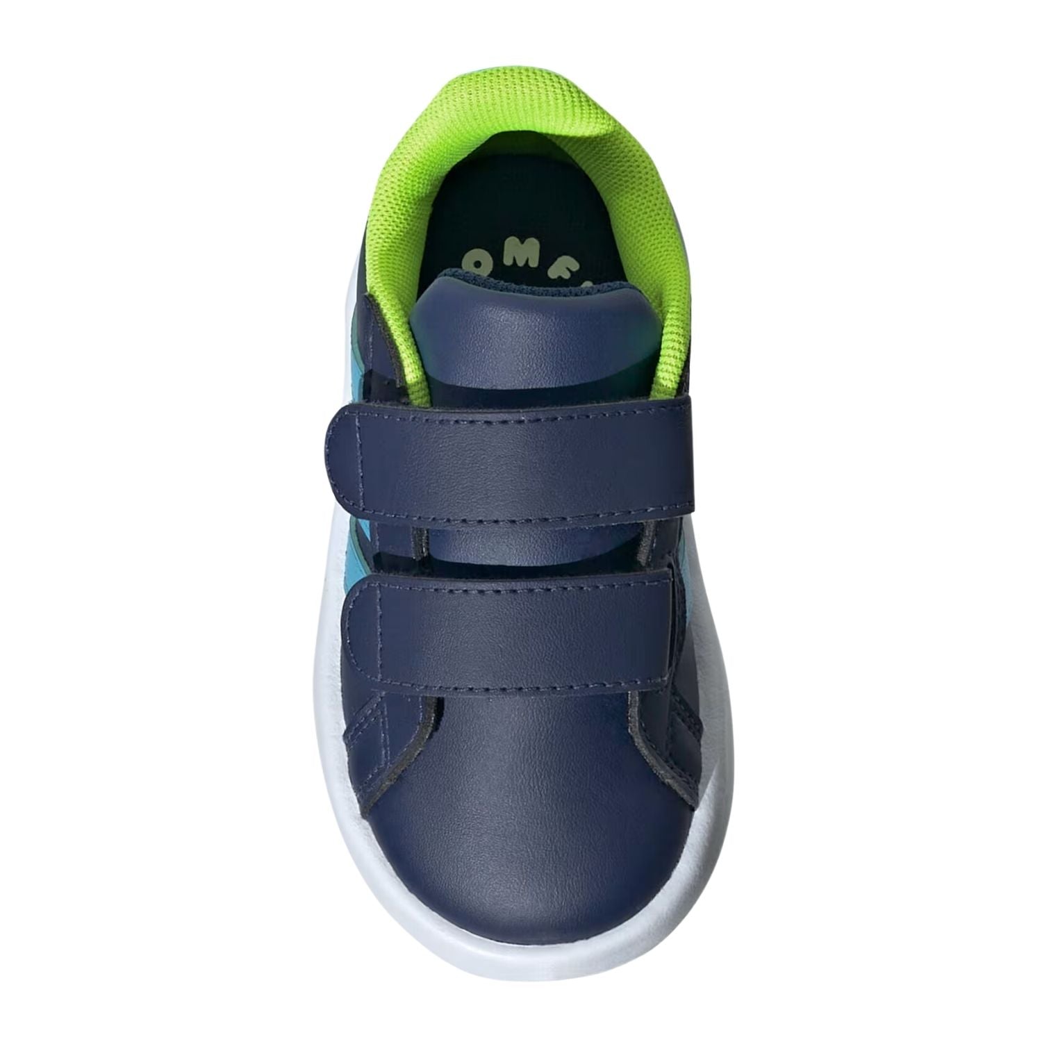 TENIS CASUAL ADIDAS GRANDCOURT 2.0 CON VELCRO NIÑO-4