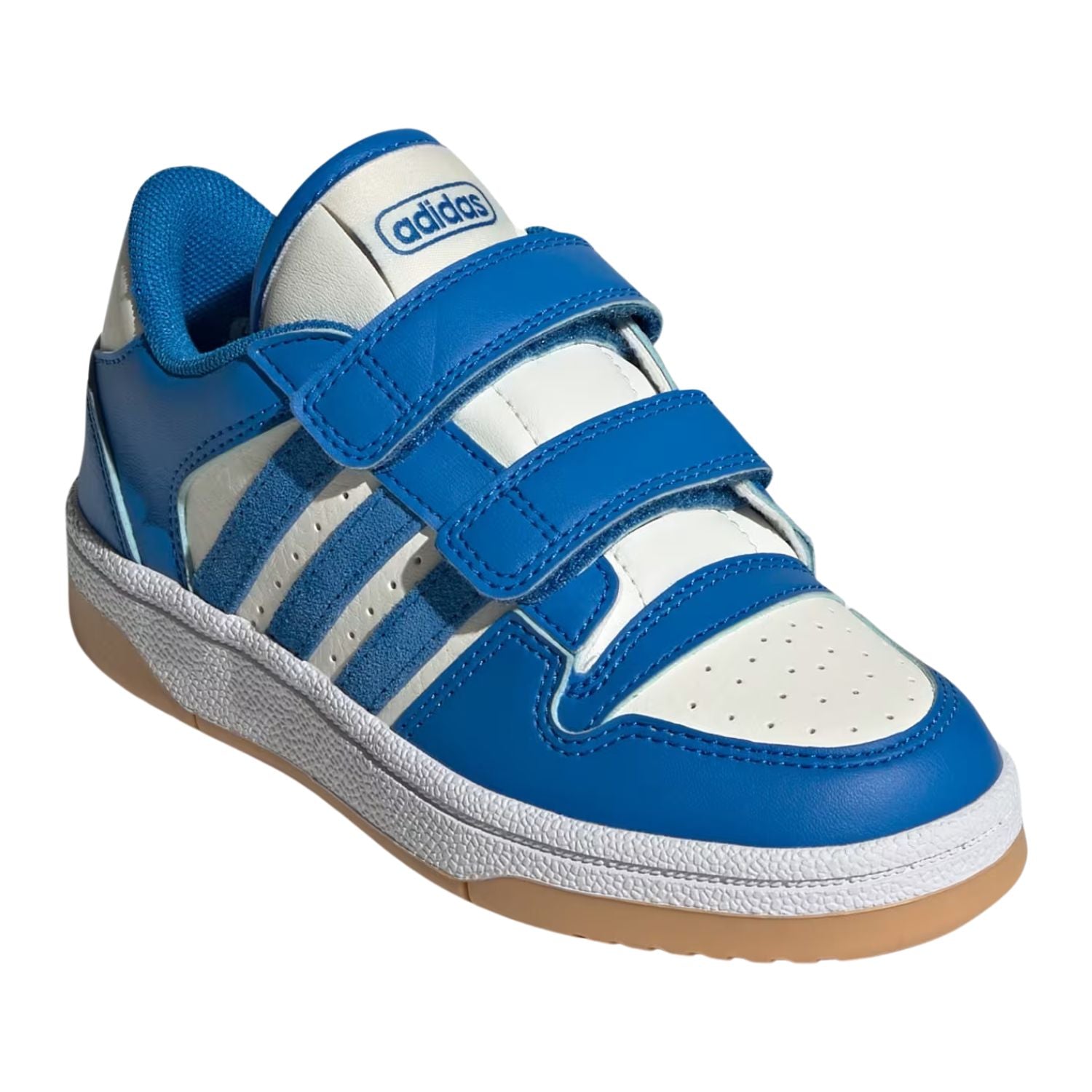 TENIS CASUAL ADIDAS BREAK START CON VELCRO NIÑO-3