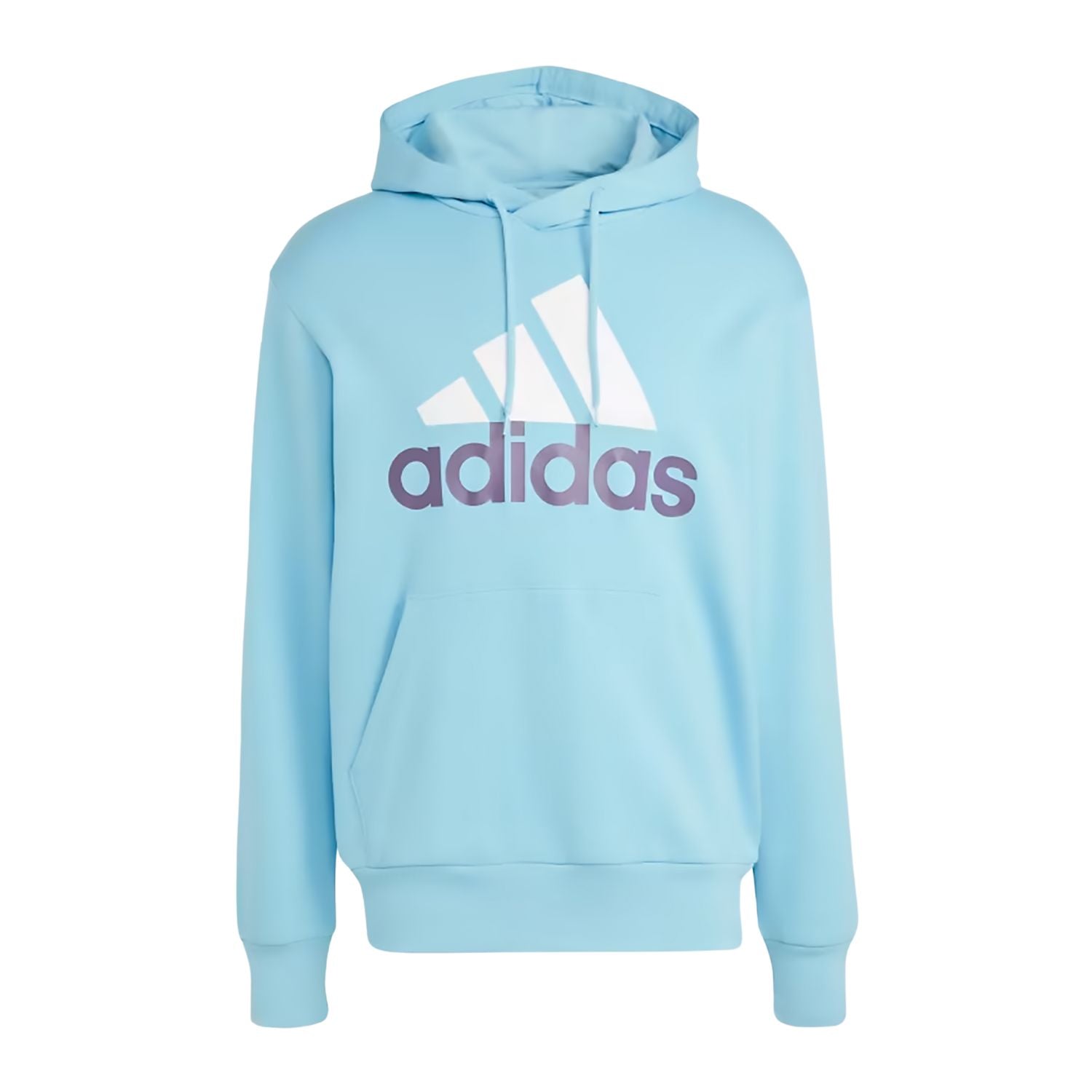 SUDADERA CON GORRO CASUAL AZUL ADIDAS HOMBRE