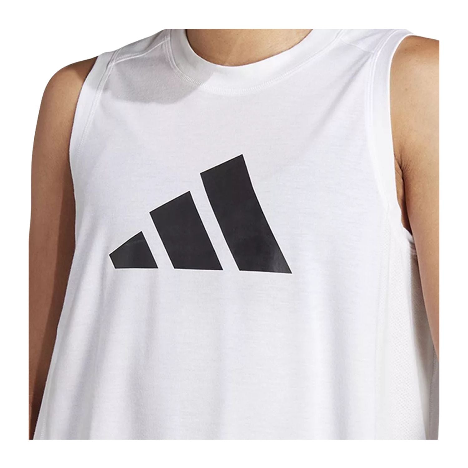 PLAYERA GYM BLANCO ADIDAS MUJER-3