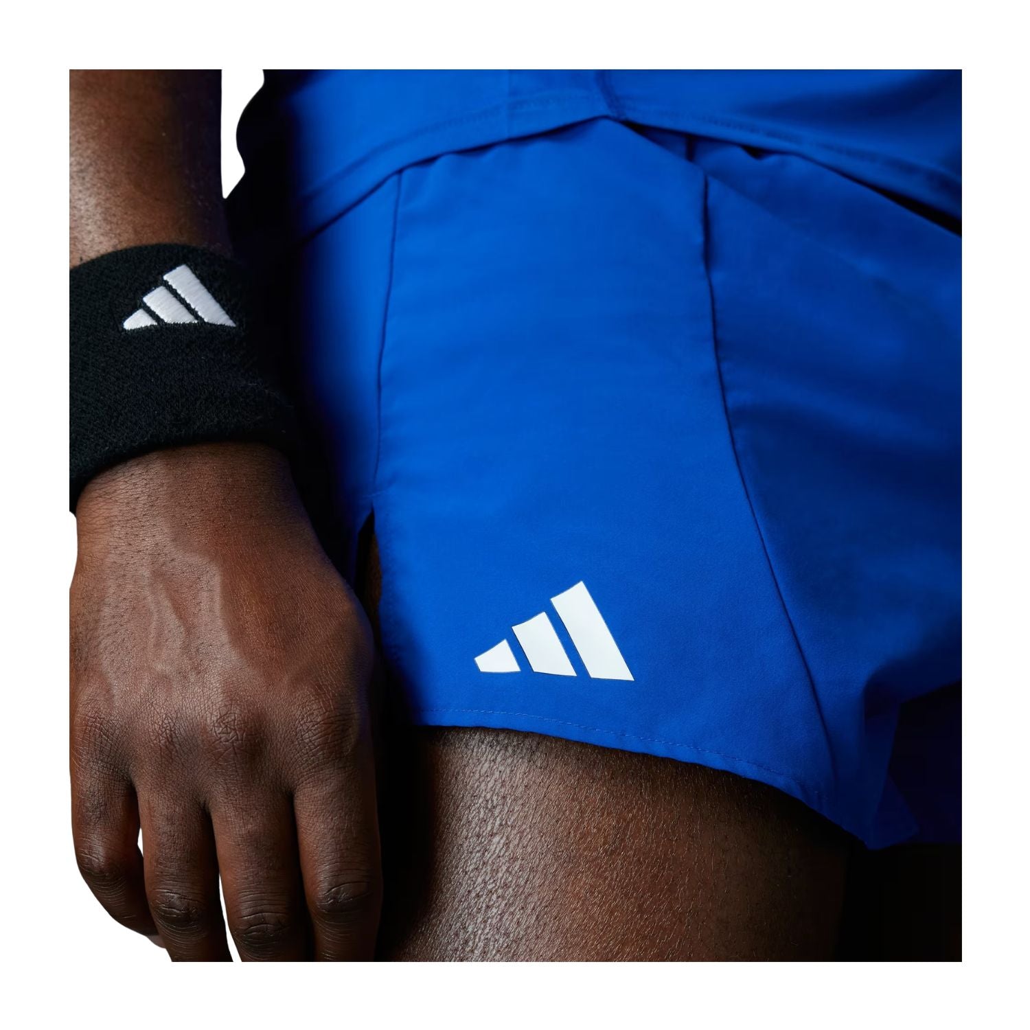 SHORT CORRER AZUL ADIDAS HOMBRE