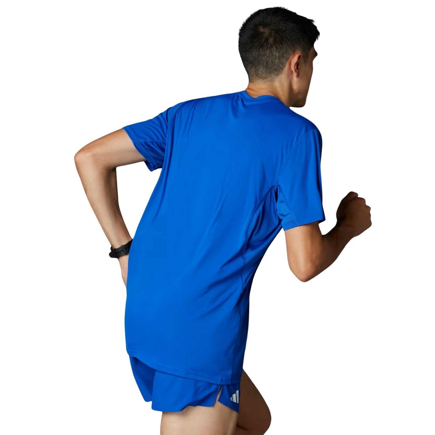 PLAYERA CORRER AZUL ADIDAS HOMBRE-3