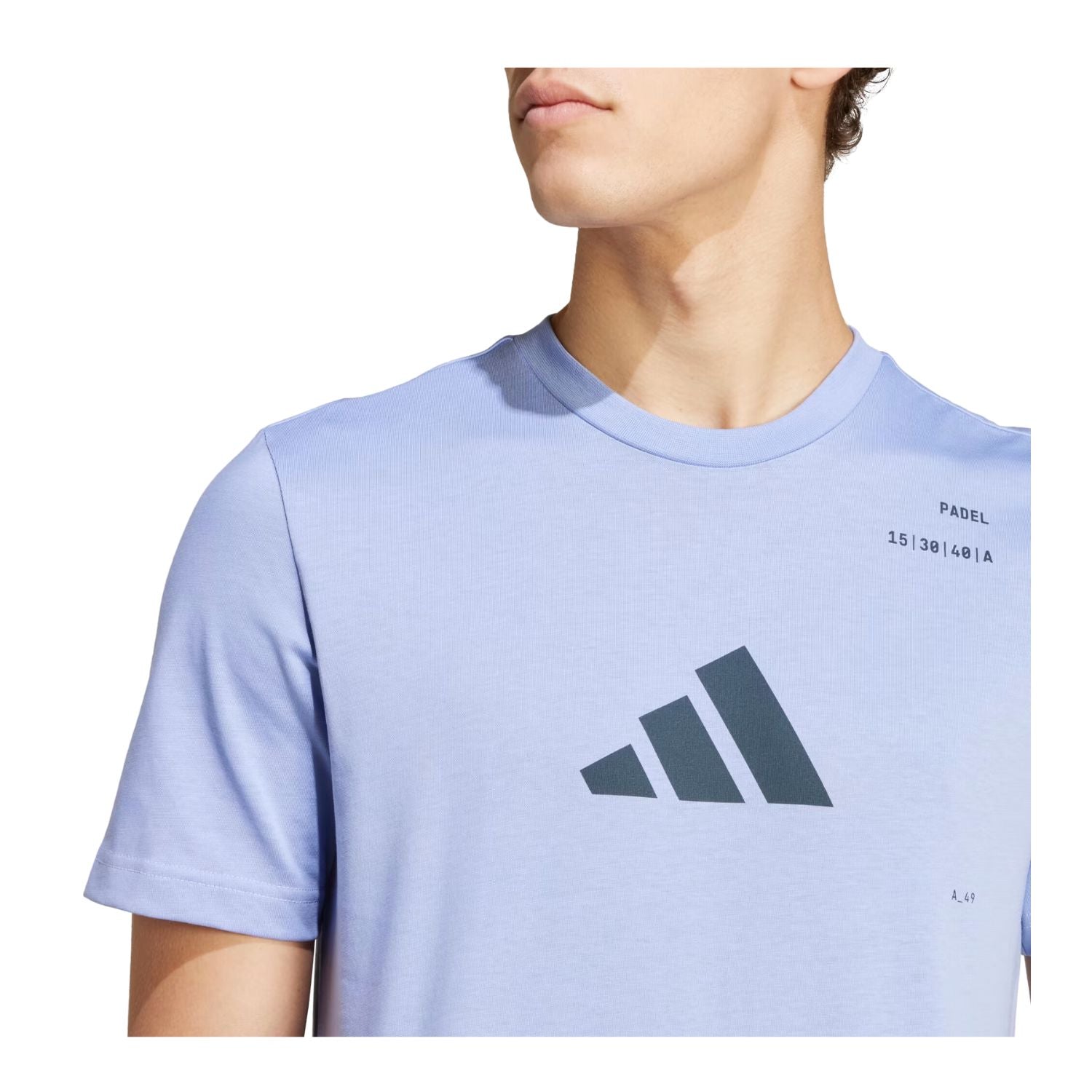 PLAYERA PADEL BLANCO ADIDAS HOMBRE