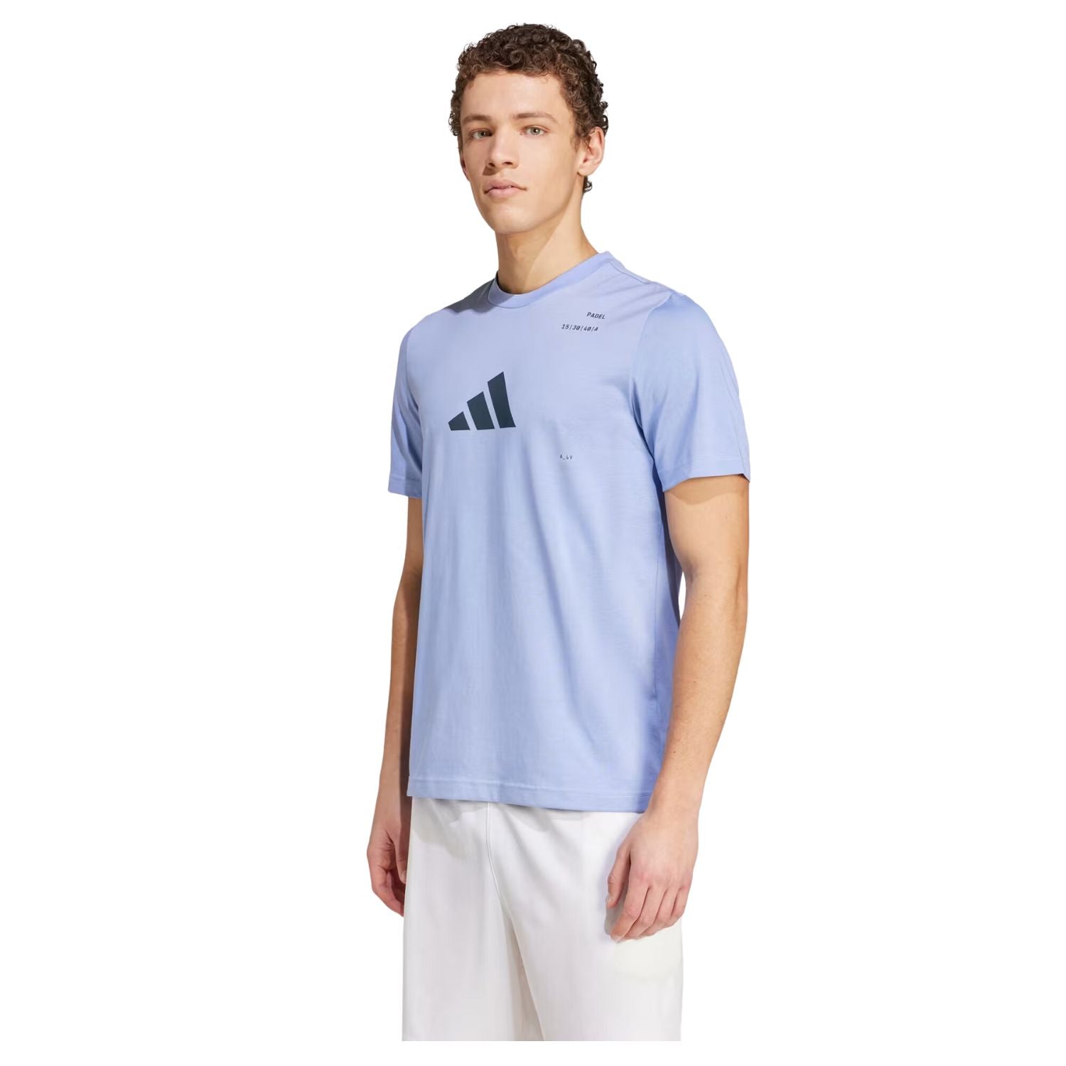 PLAYERA PADEL BLANCO ADIDAS HOMBRE