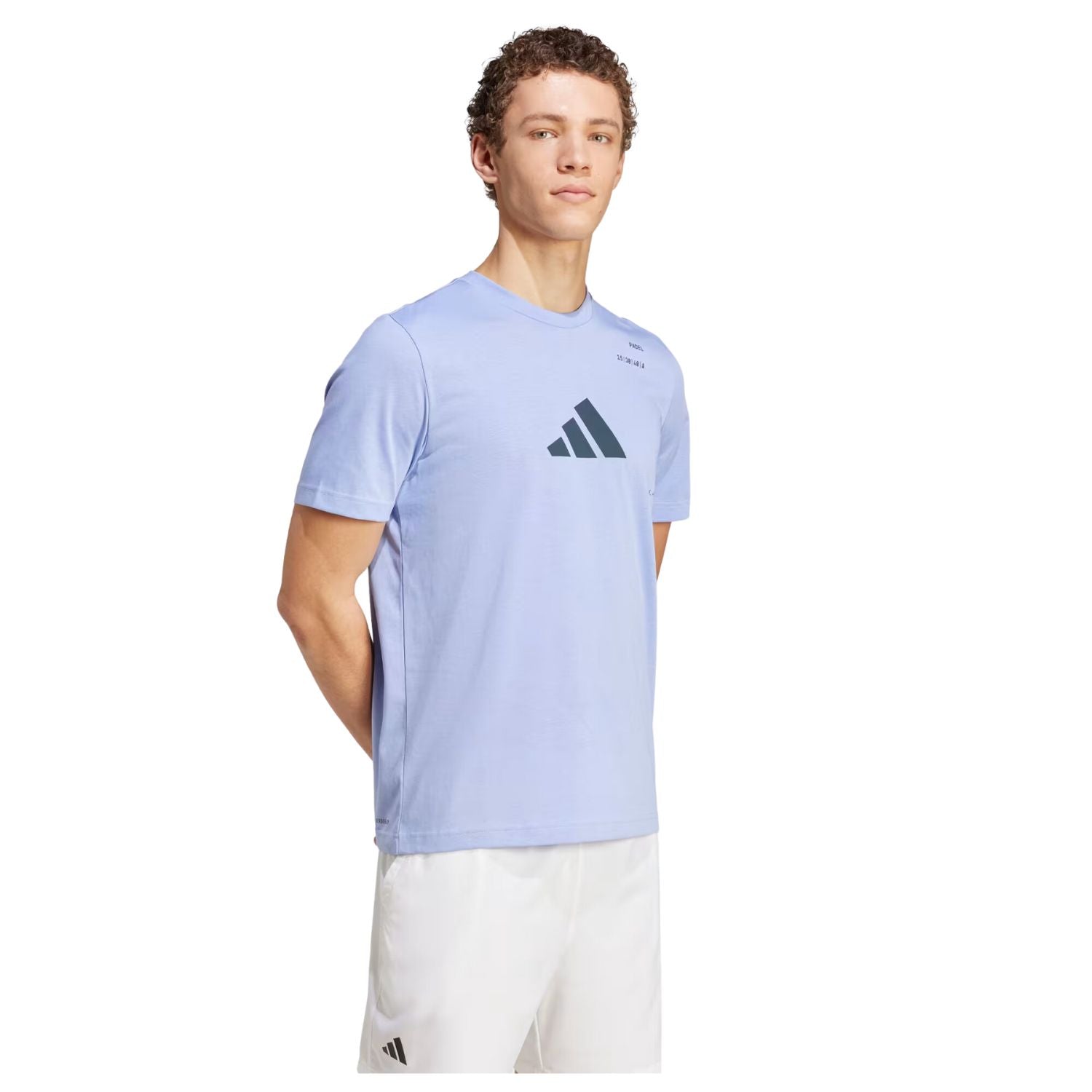 PLAYERA PADEL BLANCO ADIDAS HOMBRE