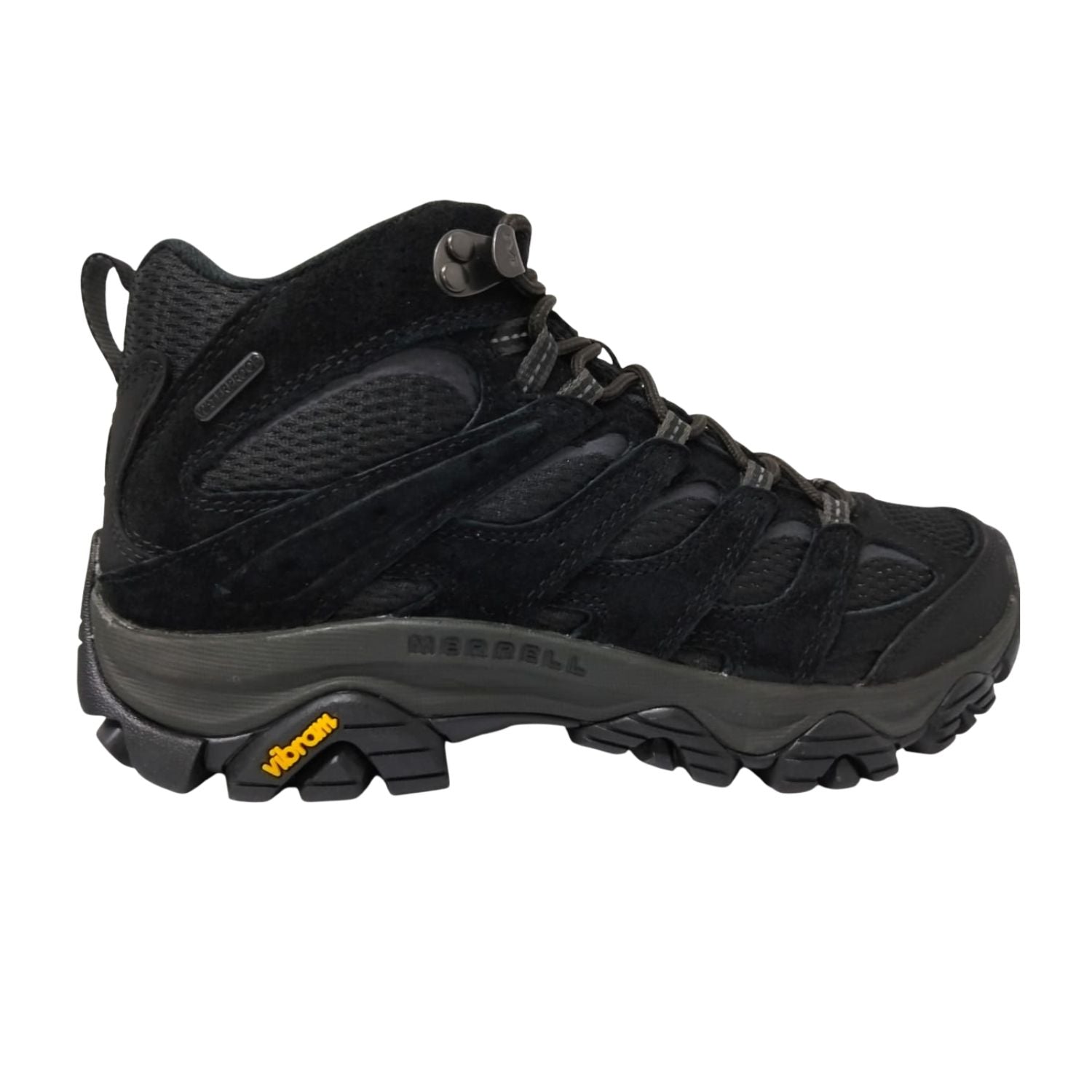 BOTAS SENDERISMO MERRELL BLACK LEATHER HOMBRE