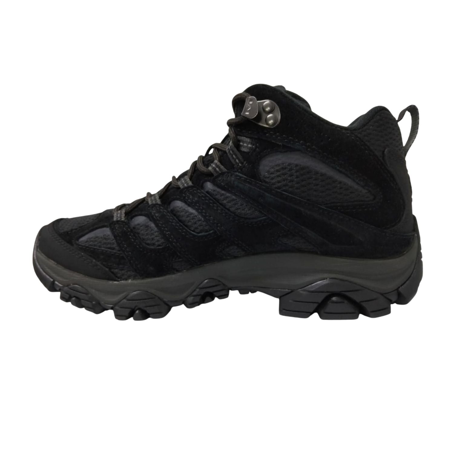 BOTAS SENDERISMO MERRELL BLACK LEATHER HOMBRE