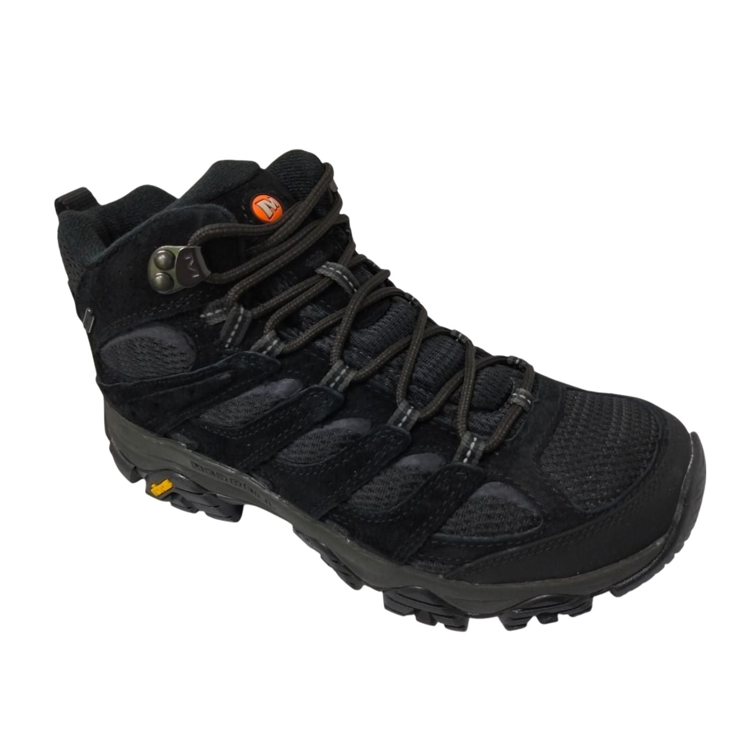 BOTAS SENDERISMO MERRELL BLACK LEATHER HOMBRE-3