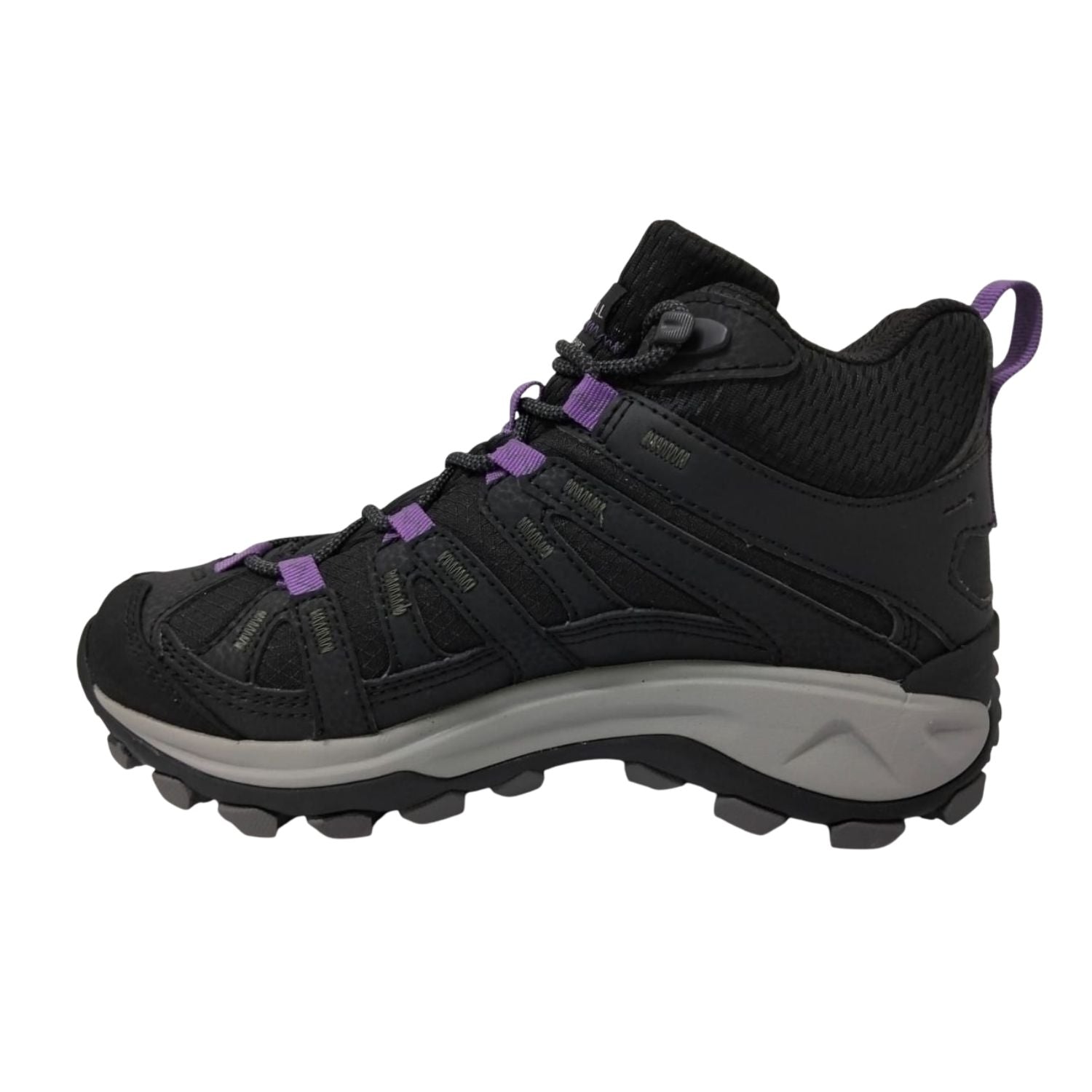 BOTAS SENDERISMO MERRELL BLACK/DEWBERRY SYNTHETIC MUJER