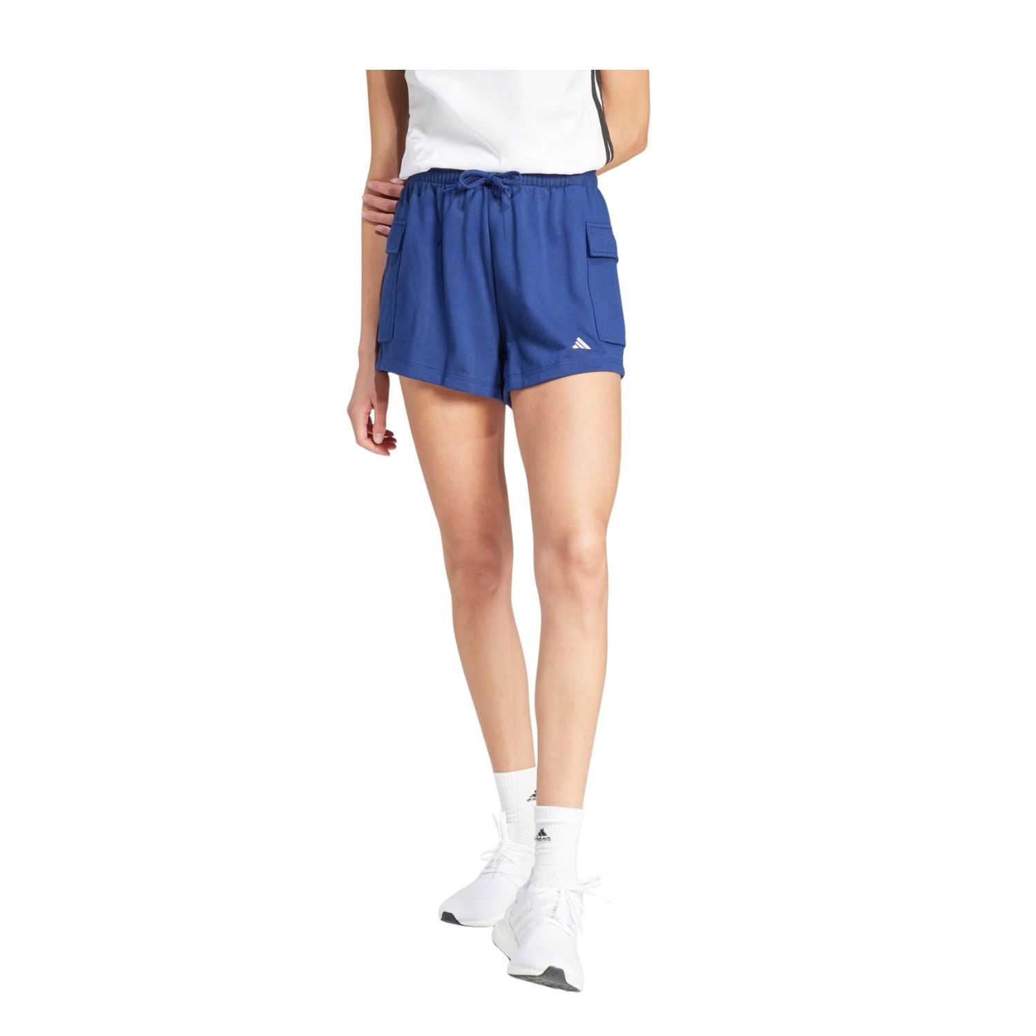 SHORT CASUAL AZUL ADIDAS MUJER-4