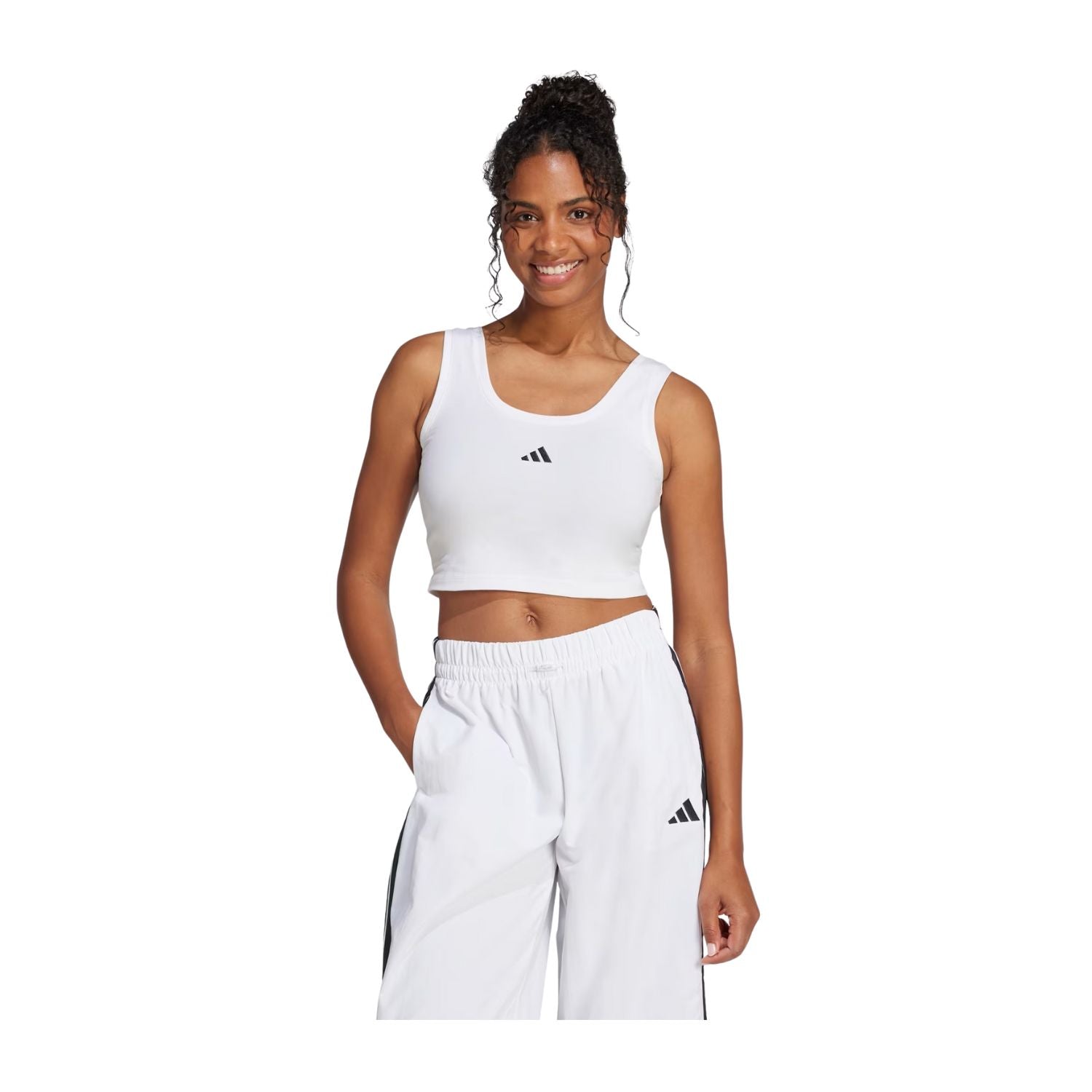 PLAYERA CASUAL BLANCO ADIDAS MUJER