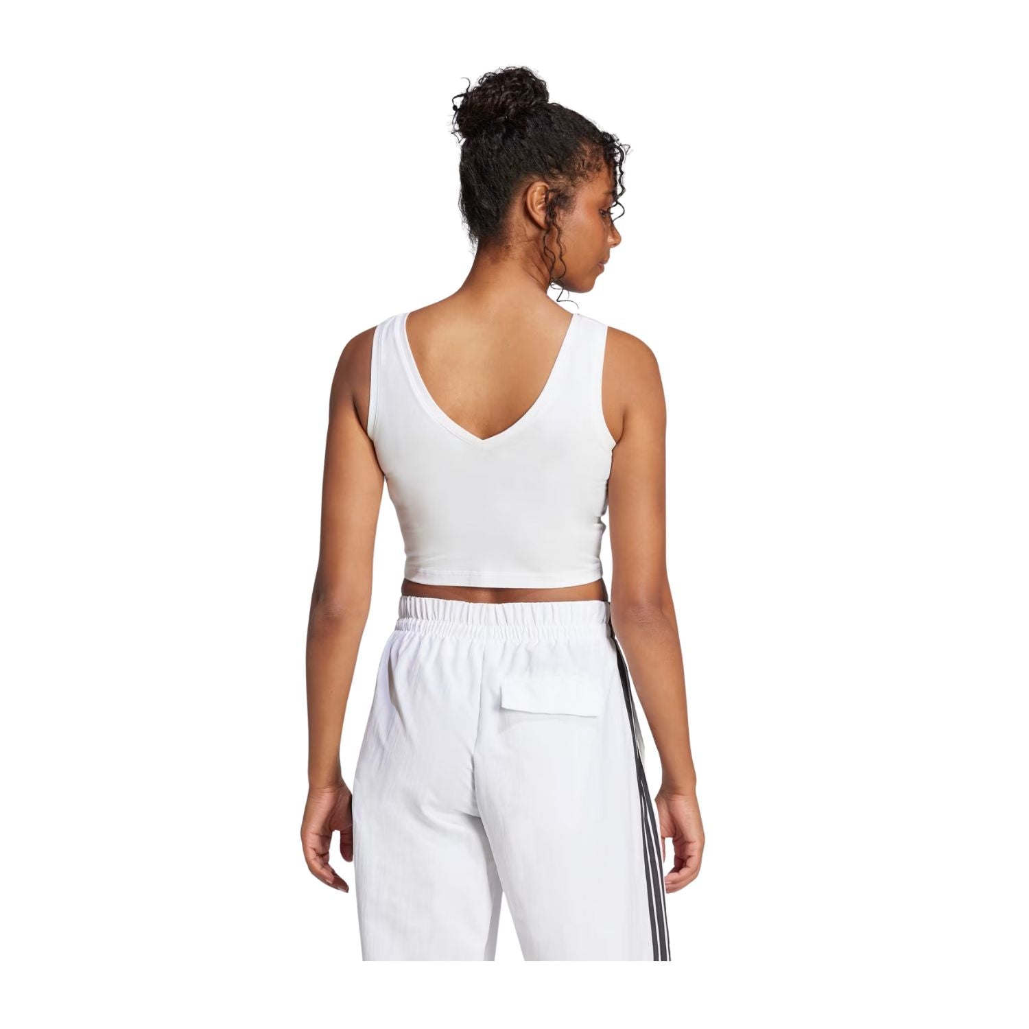 PLAYERA CASUAL BLANCO ADIDAS MUJER-3