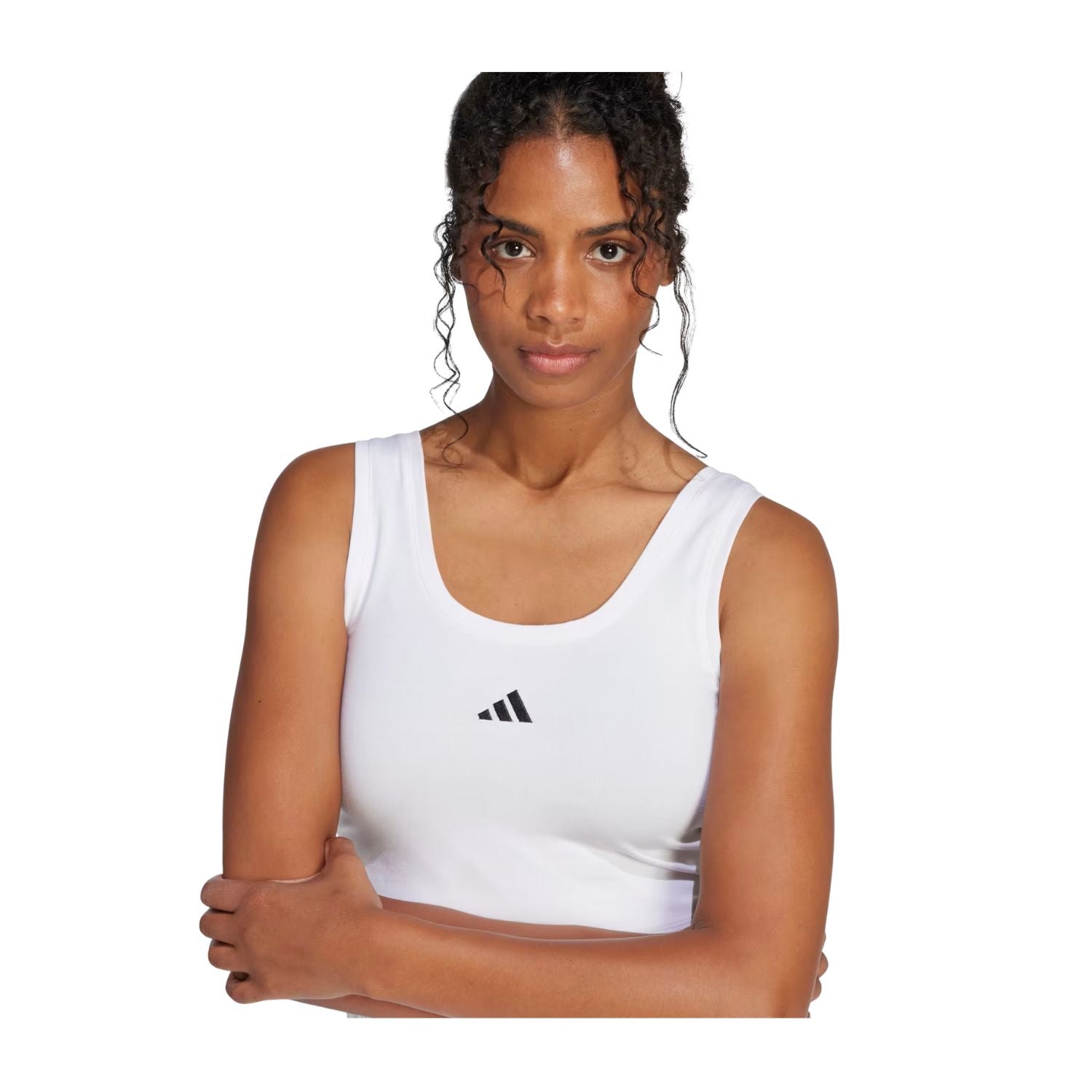 PLAYERA CASUAL BLANCO ADIDAS MUJER-4