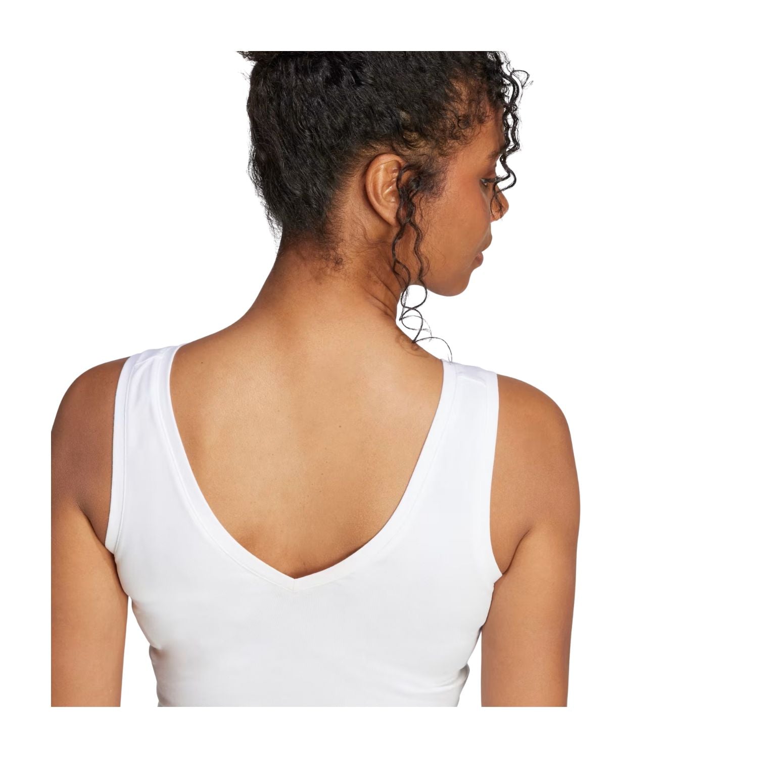 PLAYERA CASUAL BLANCO ADIDAS MUJER-5