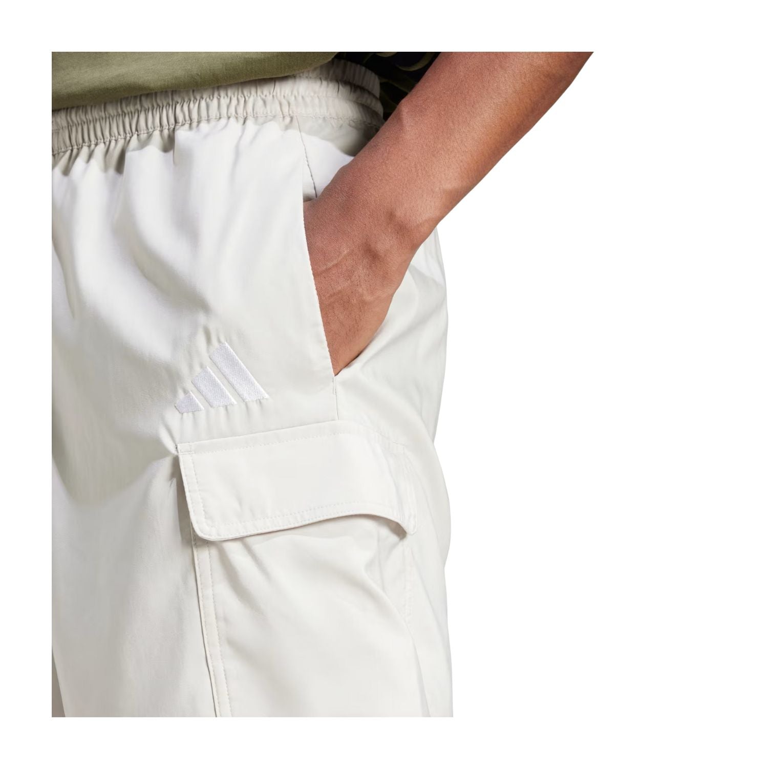 SHORT CASUAL GRIS ADIDAS HOMBRE