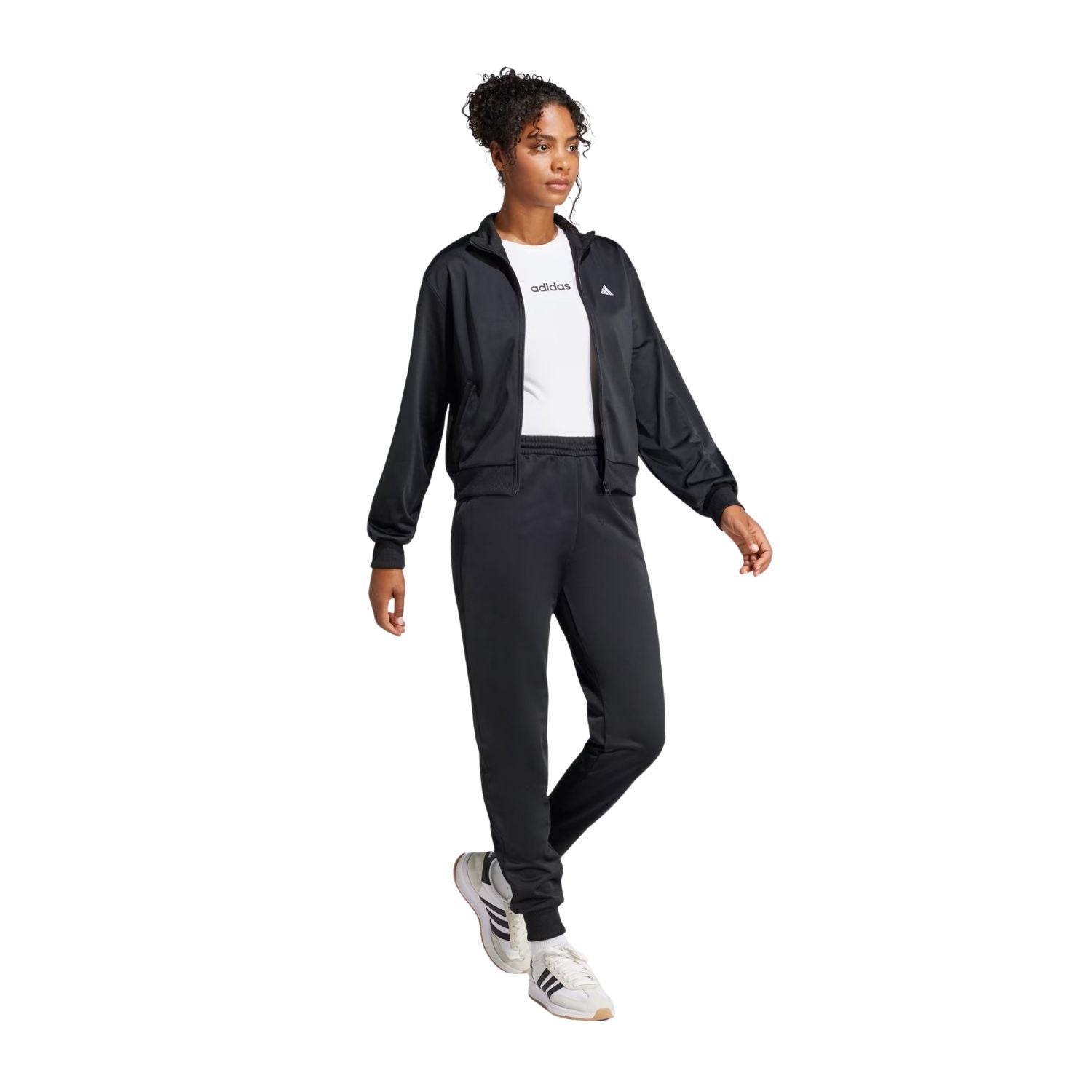 TRAJE DEPORTIVO CASUAL NEGRO ADIDAS MUJER