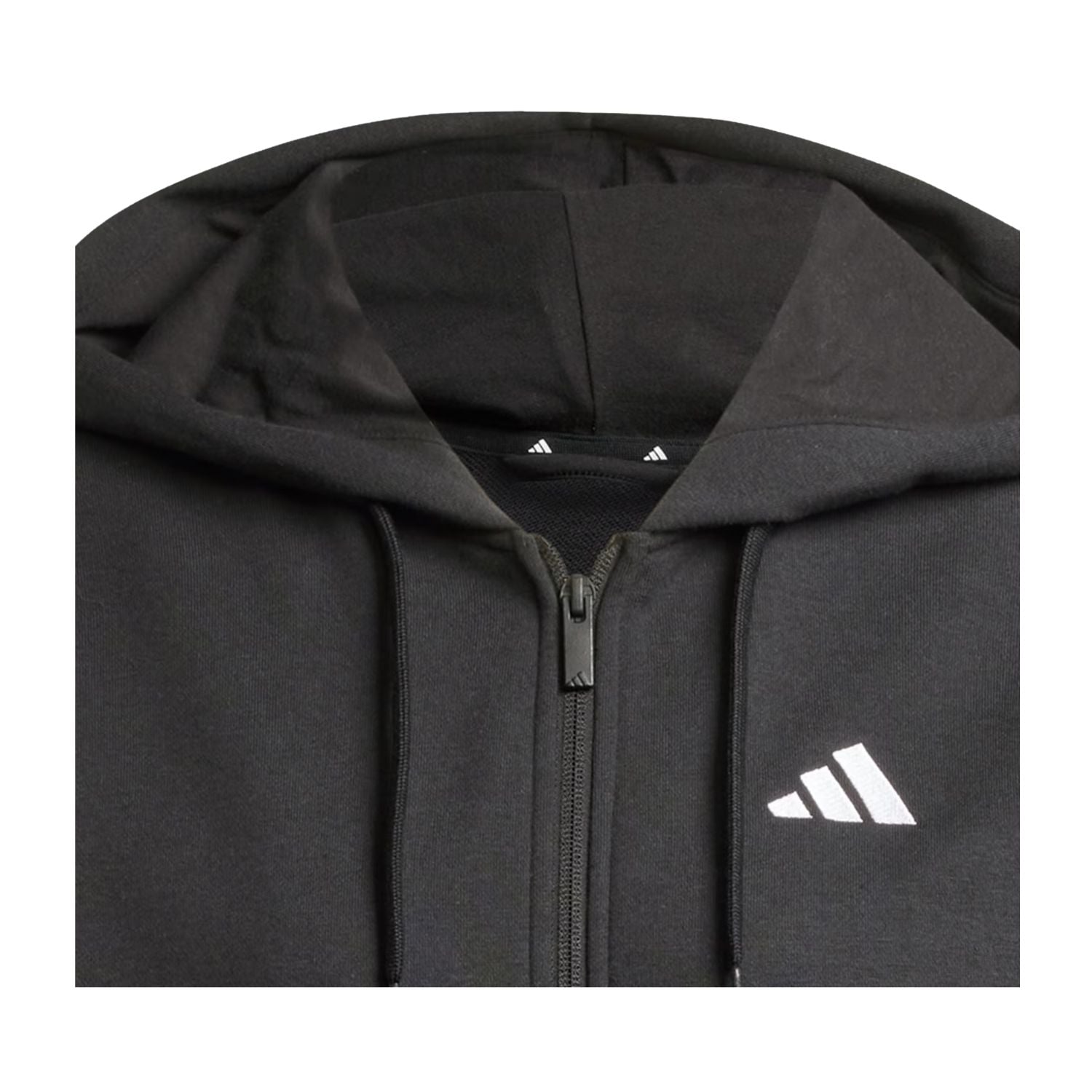 SUDADERA CON GORRO CASUAL NEGRO ADIDAS MUJER