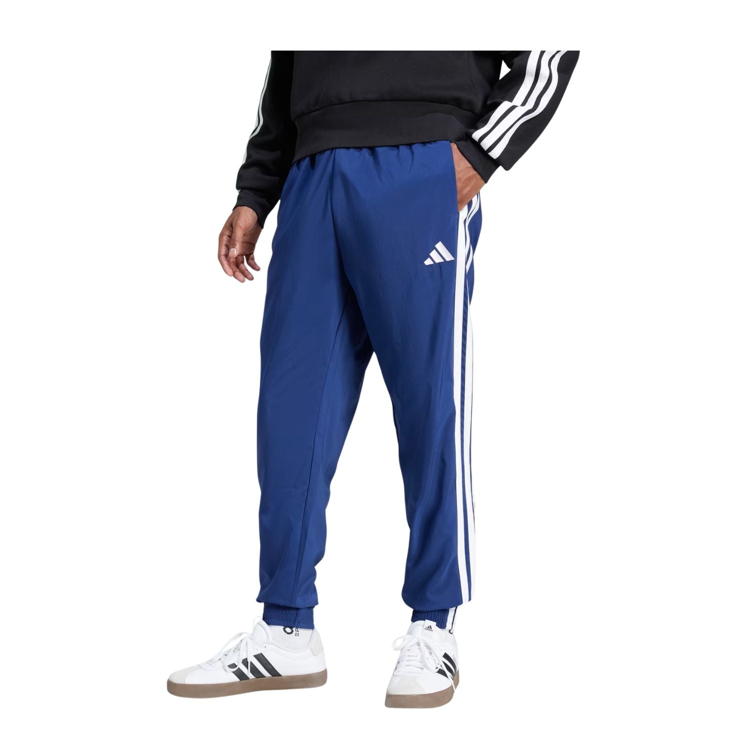 PANTALON CASUAL AZUL ADIDAS HOMBRE-4