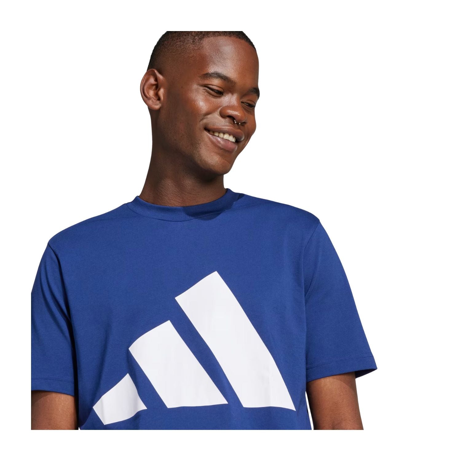 PLAYERA CASUAL AZUL ADIDAS HOMBRE
