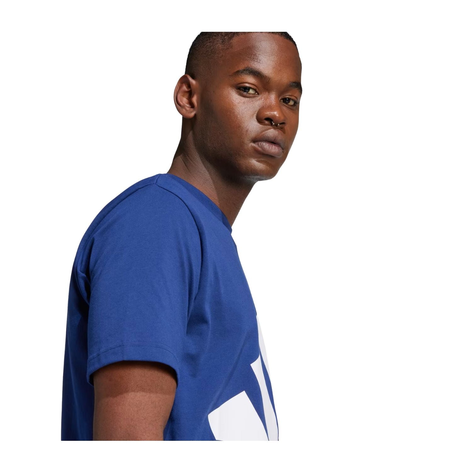 PLAYERA CASUAL AZUL ADIDAS HOMBRE-3