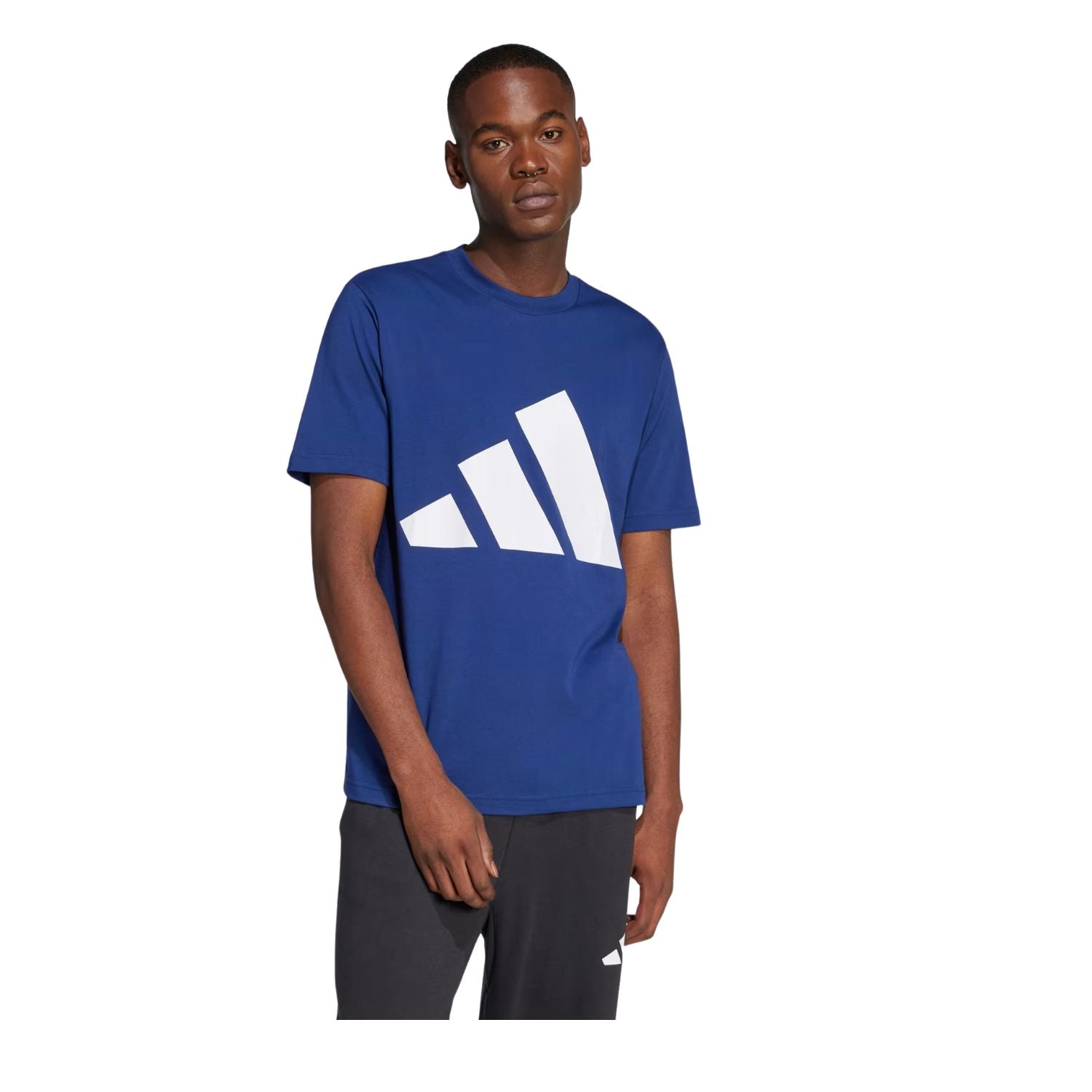 PLAYERA CASUAL AZUL ADIDAS HOMBRE-4