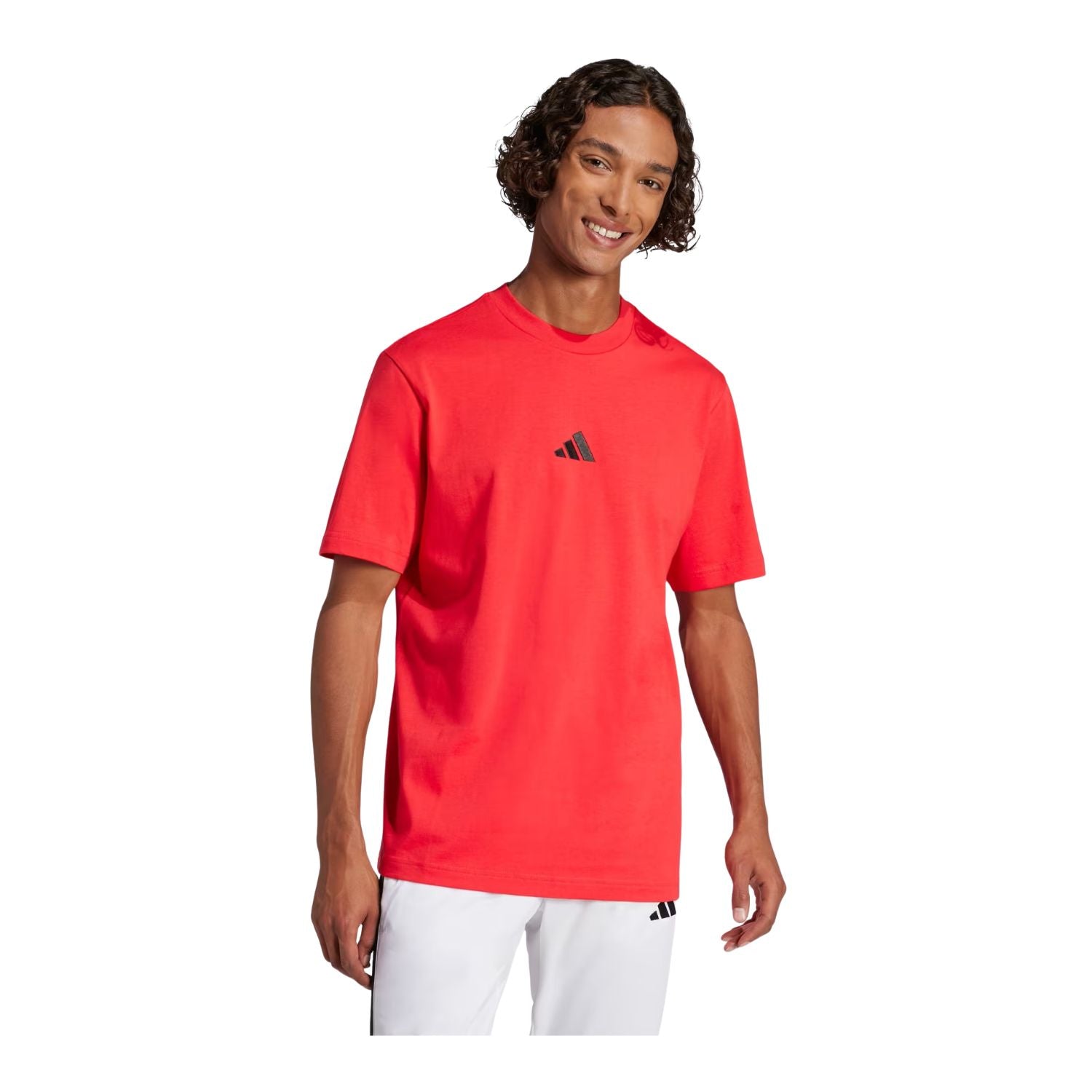 PLAYERA CASUAL ROJO ADIDAS HOMBRE-3