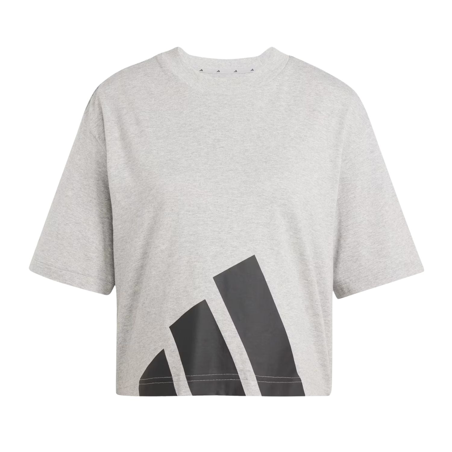 PLAYERA CASUAL GRIS ADIDAS MUJER