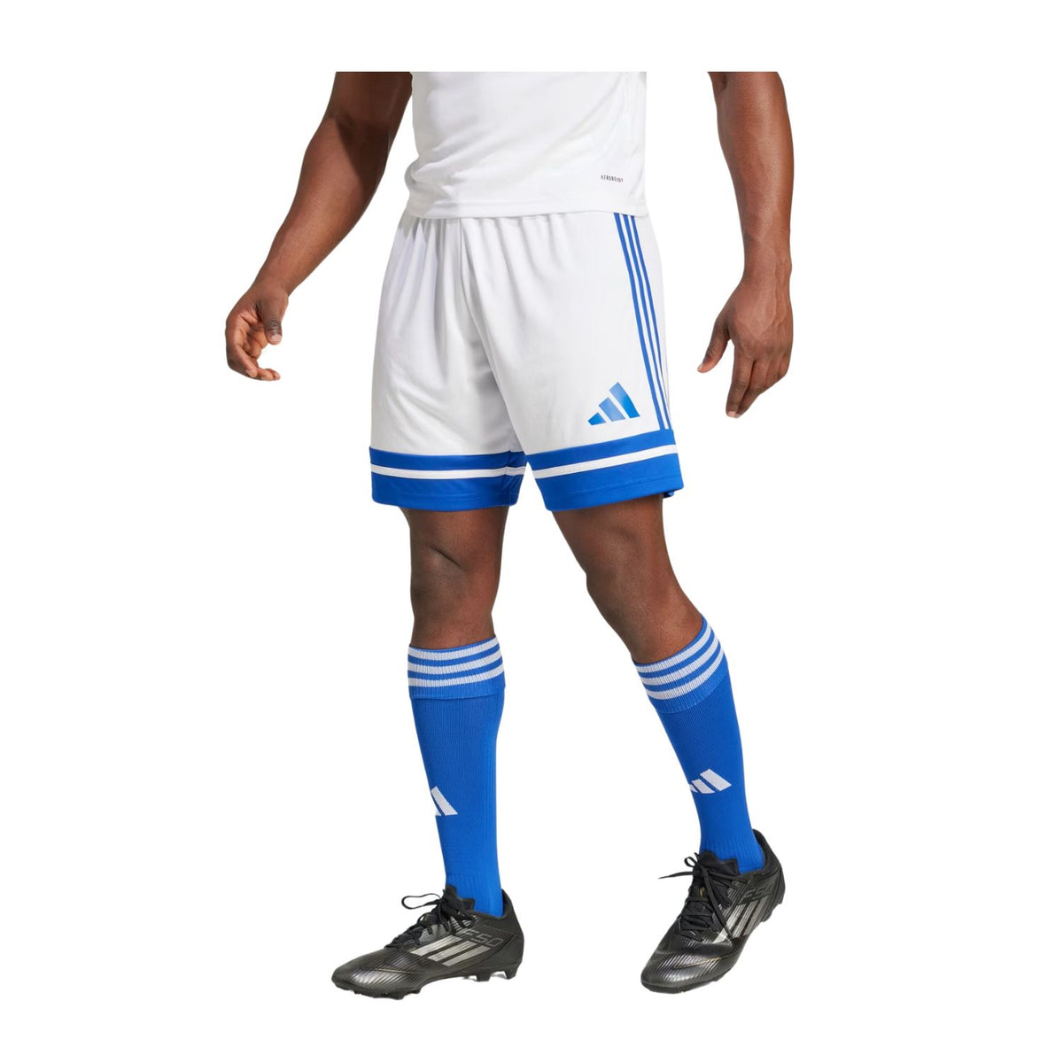 SHORT FUTBOL BLANCO ADIDAS HOMBRE
