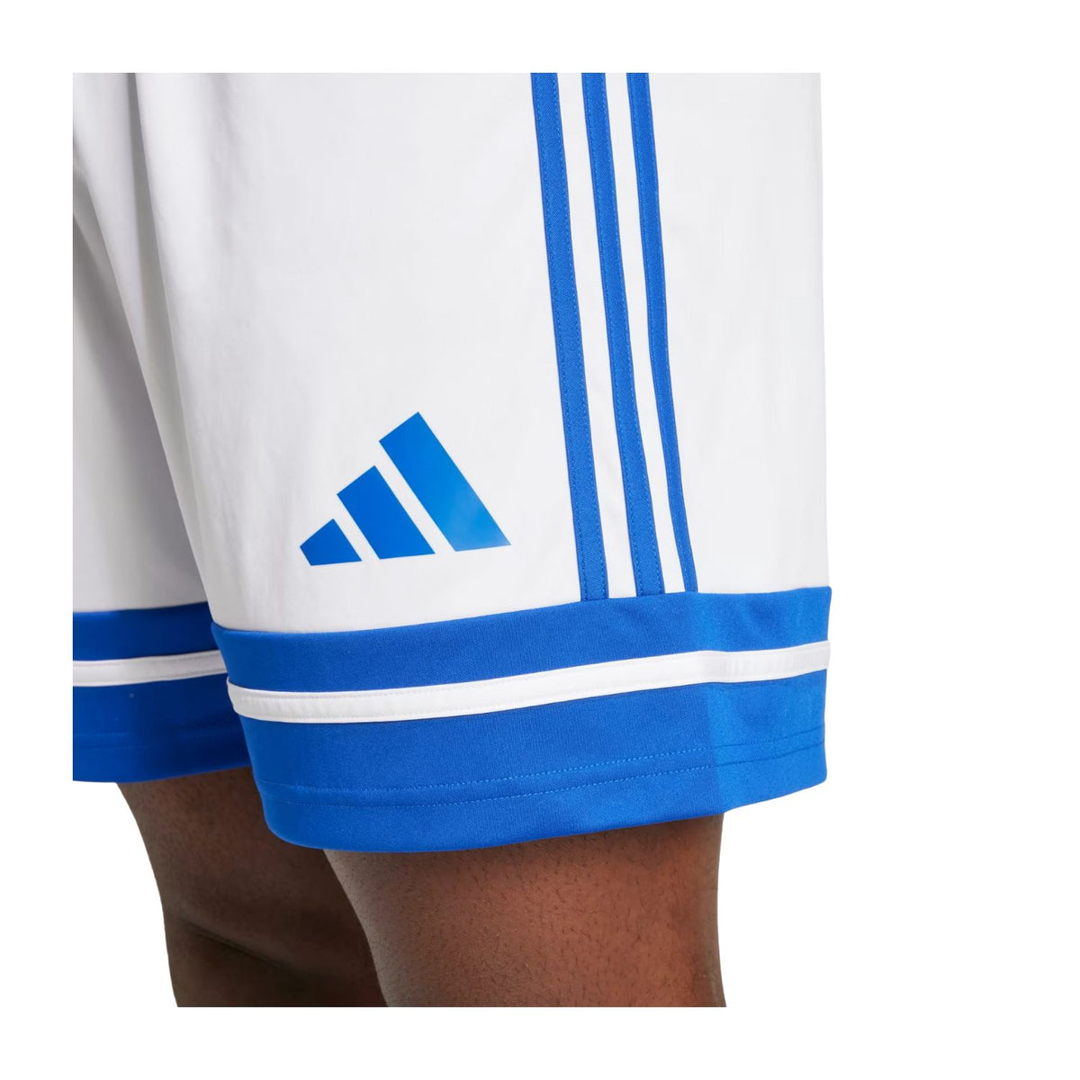 SHORT FUTBOL BLANCO ADIDAS HOMBRE