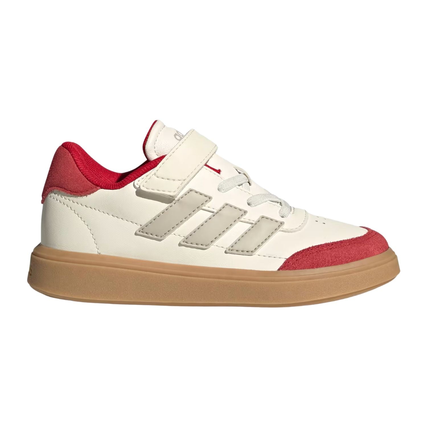 TENIS CASUAL ADIDAS COURTBLOCK CON AGUJETAS ELASTICAS NIÑO