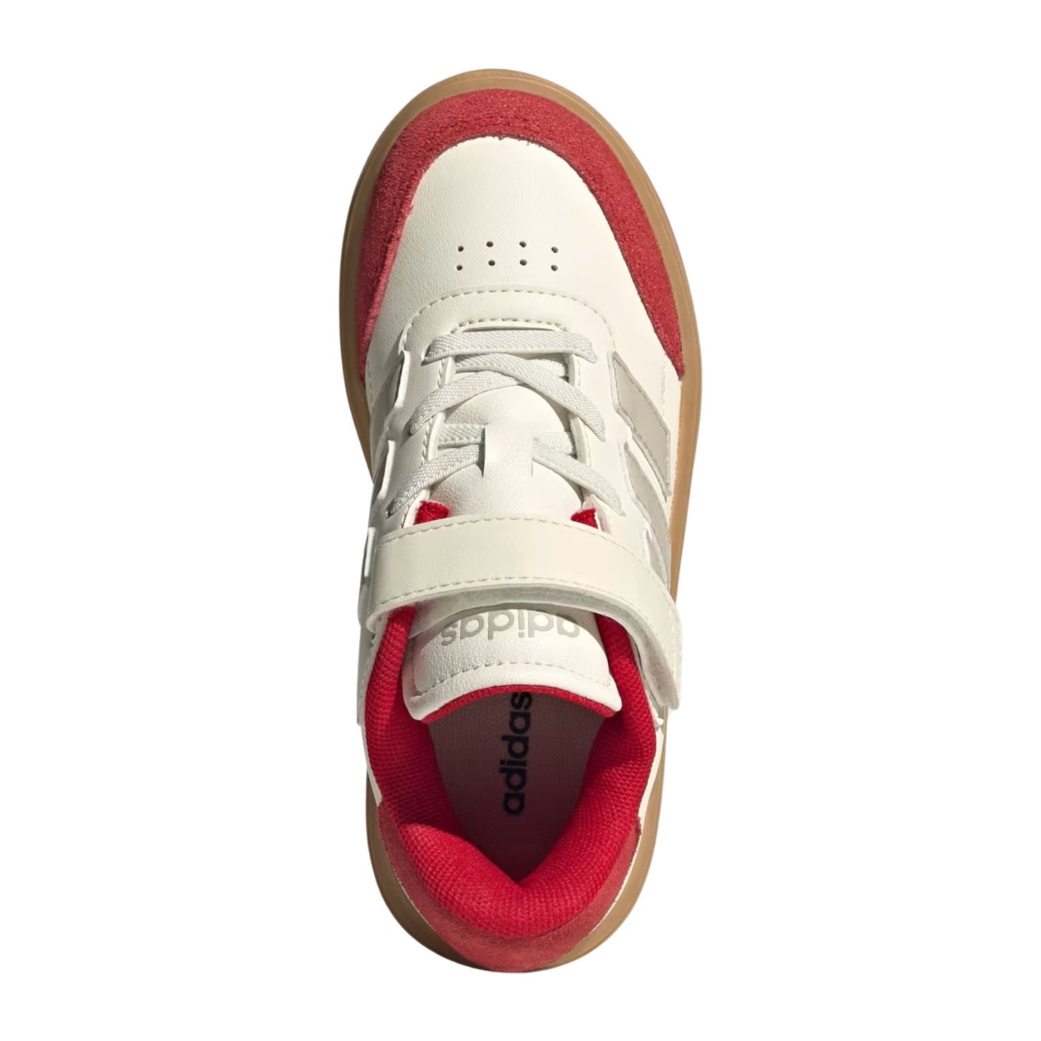 TENIS CASUAL ADIDAS COURTBLOCK CON AGUJETAS ELASTICAS NIÑO