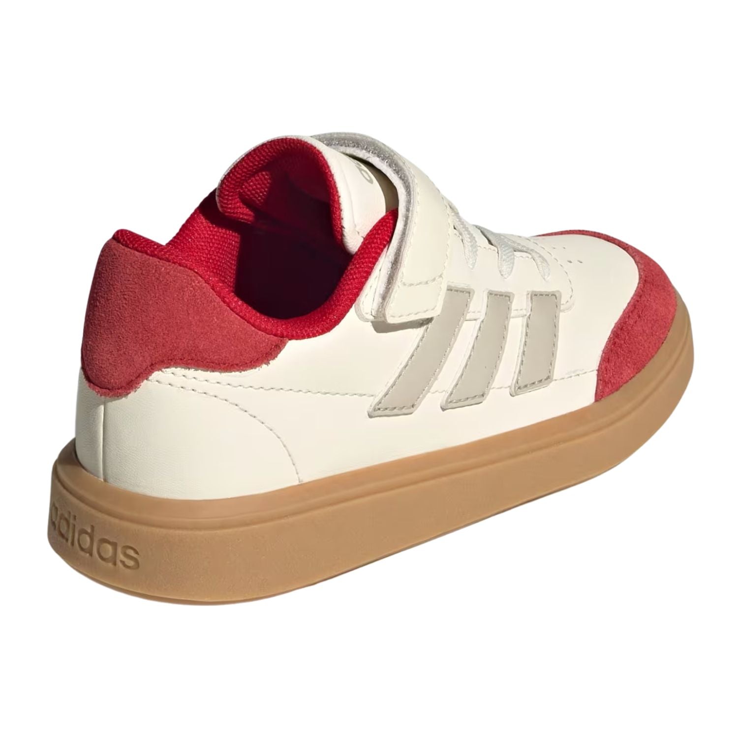 TENIS CASUAL ADIDAS COURTBLOCK CON AGUJETAS ELASTICAS NIÑO