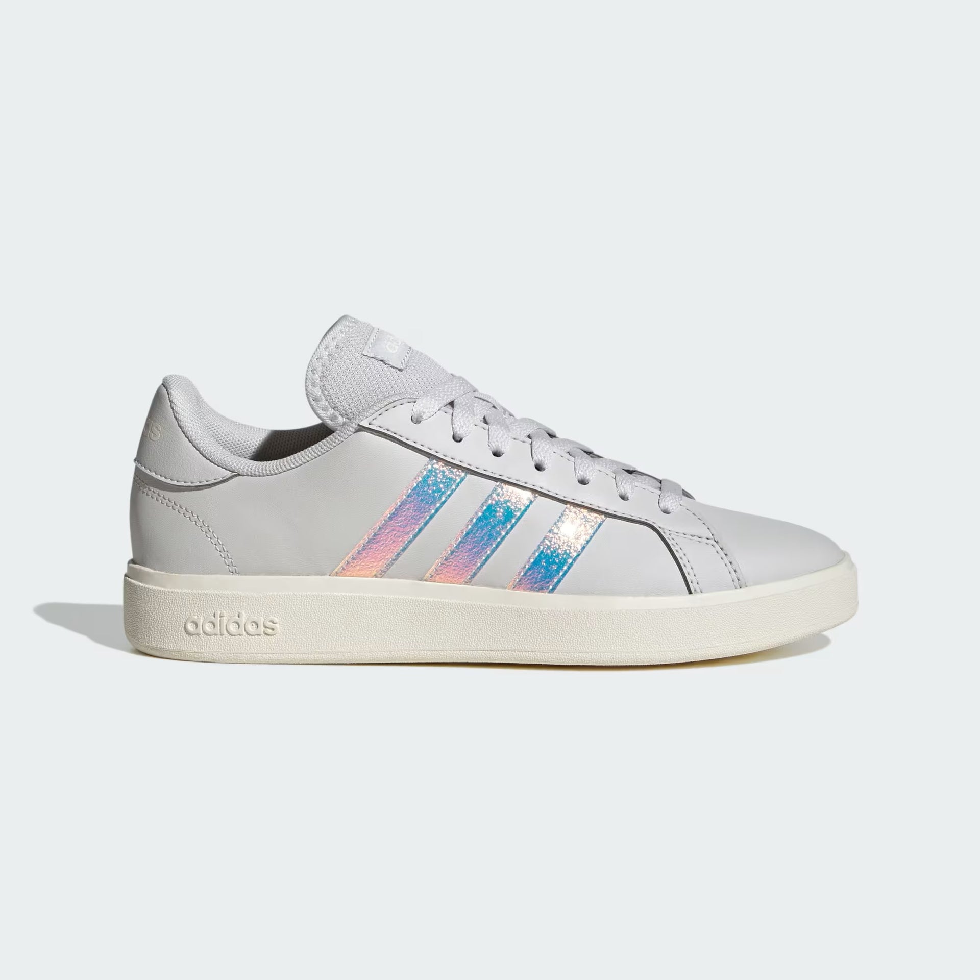 TENIS CASUAL GRIS ADIDAS MUJER