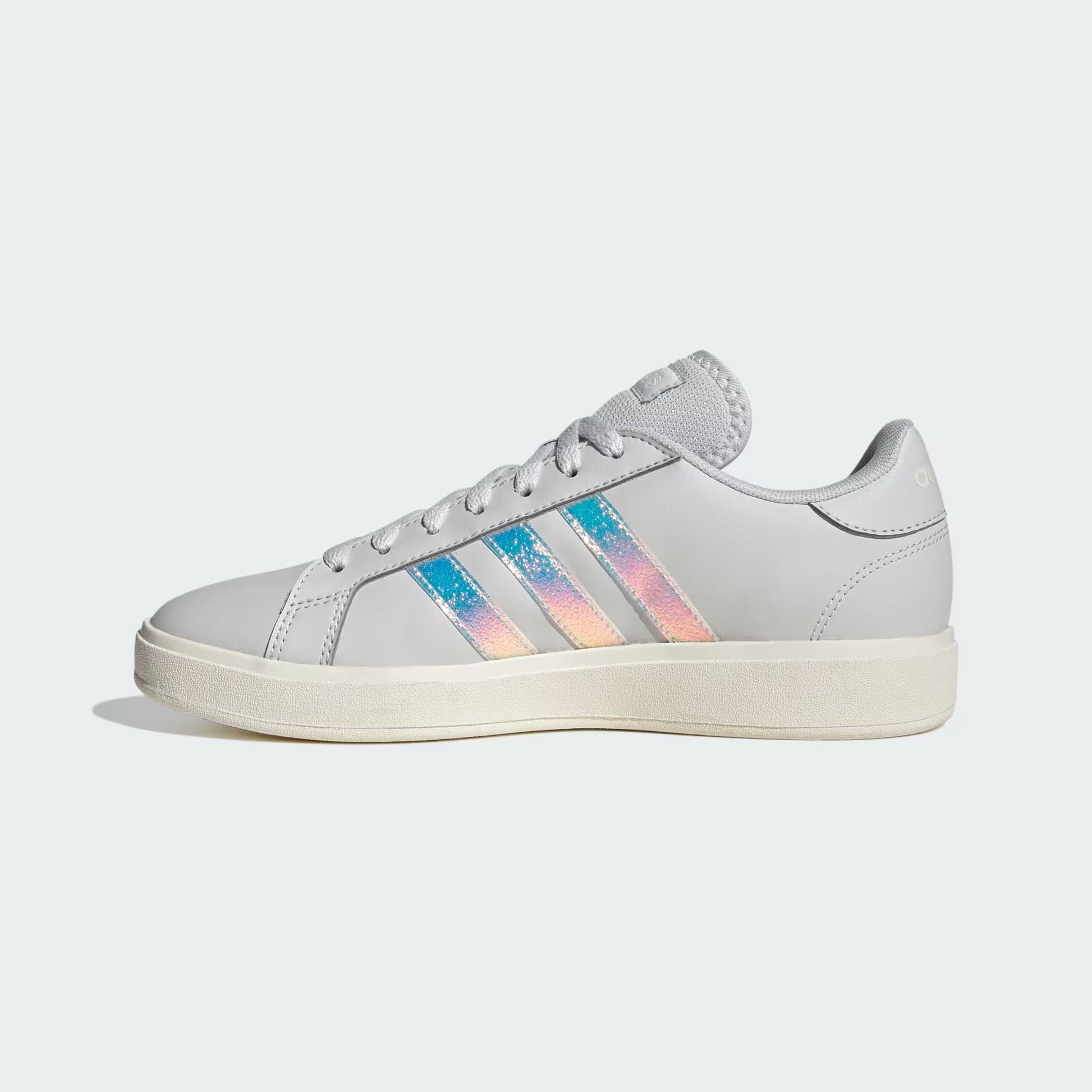 TENIS CASUAL GRIS ADIDAS MUJER-2