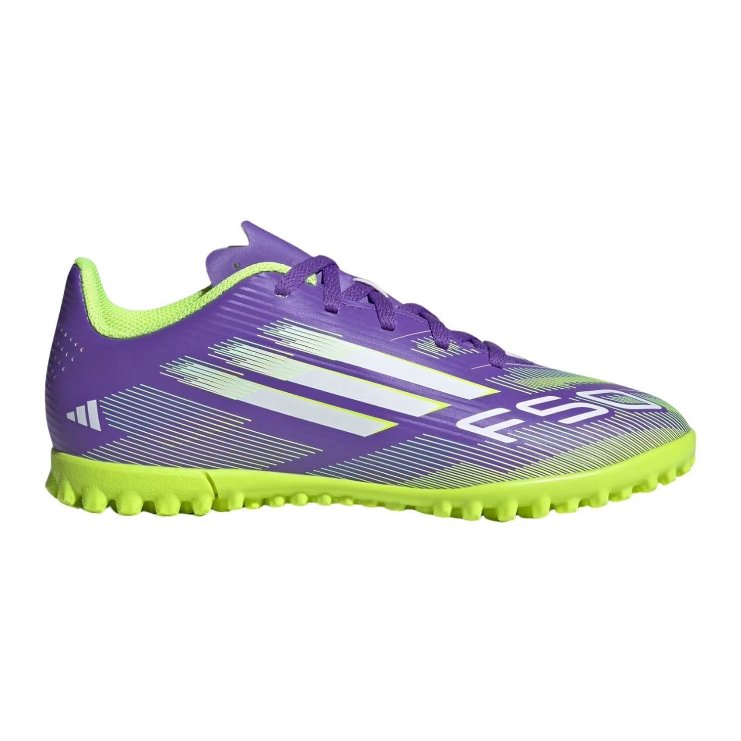 TACOS PARA PASTO SINTÉTICO FUTBOL ADIDAS F50 CLUB NIÑO