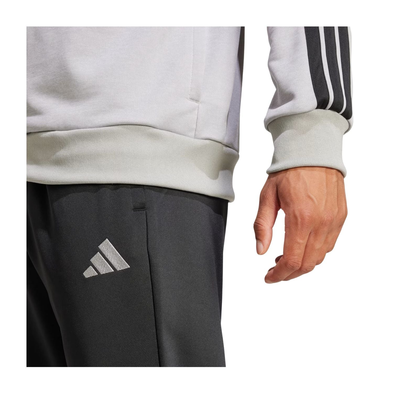 TRAJE DEPORTIVO CORRER GRIS ADIDAS HOMBRE